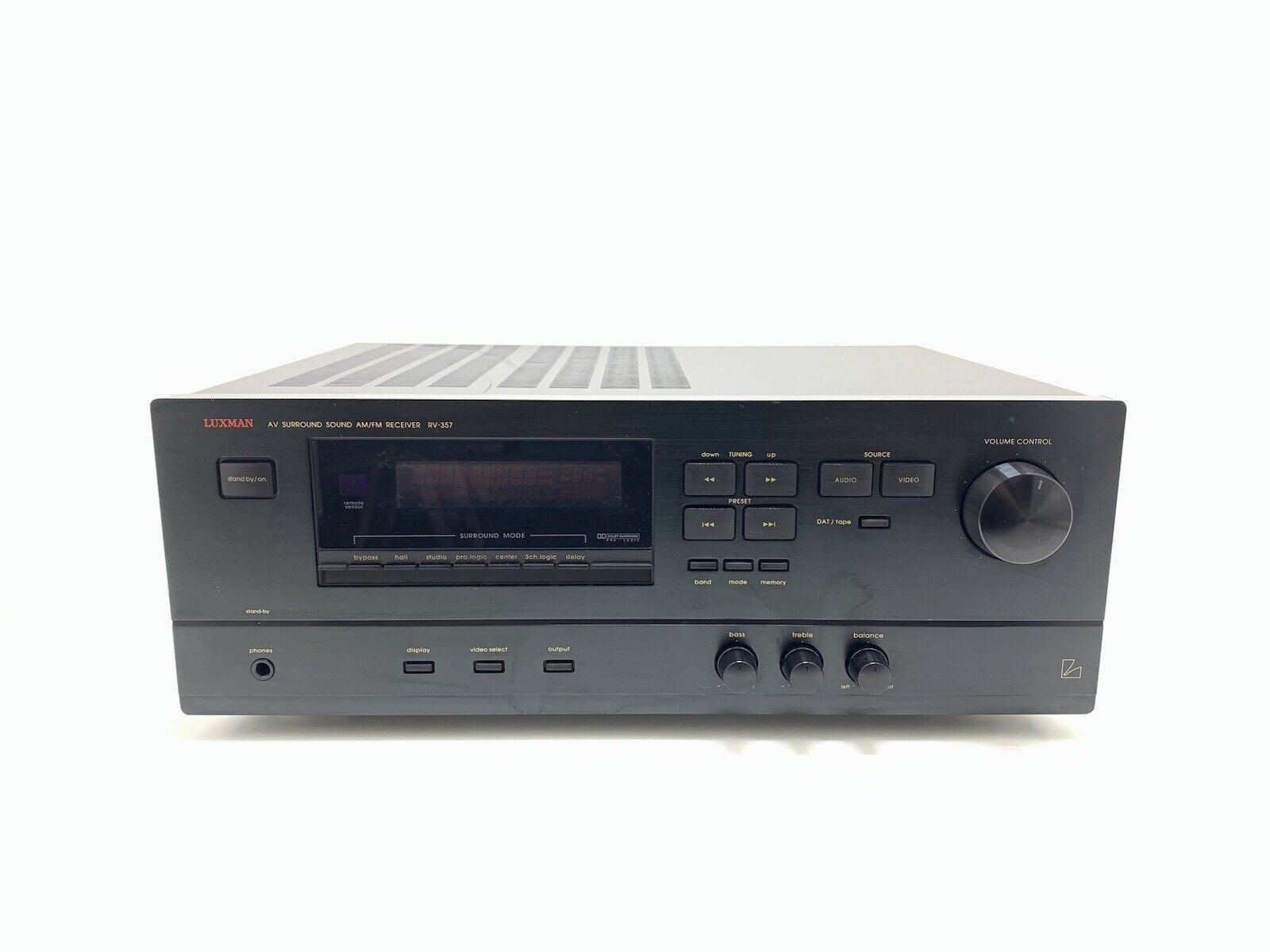 LUXMAN RV-357 Digital Dolby Surround Pro Logic 5.1 Receiver 300 Watts Good Look