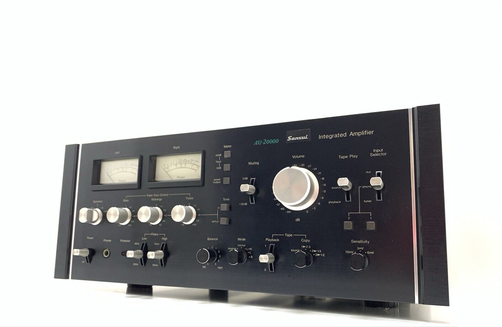 SANSUI AU 20000 Integrated Stereo Amplifier 170+170 WRMS Vintage 1975 LIKE NEW