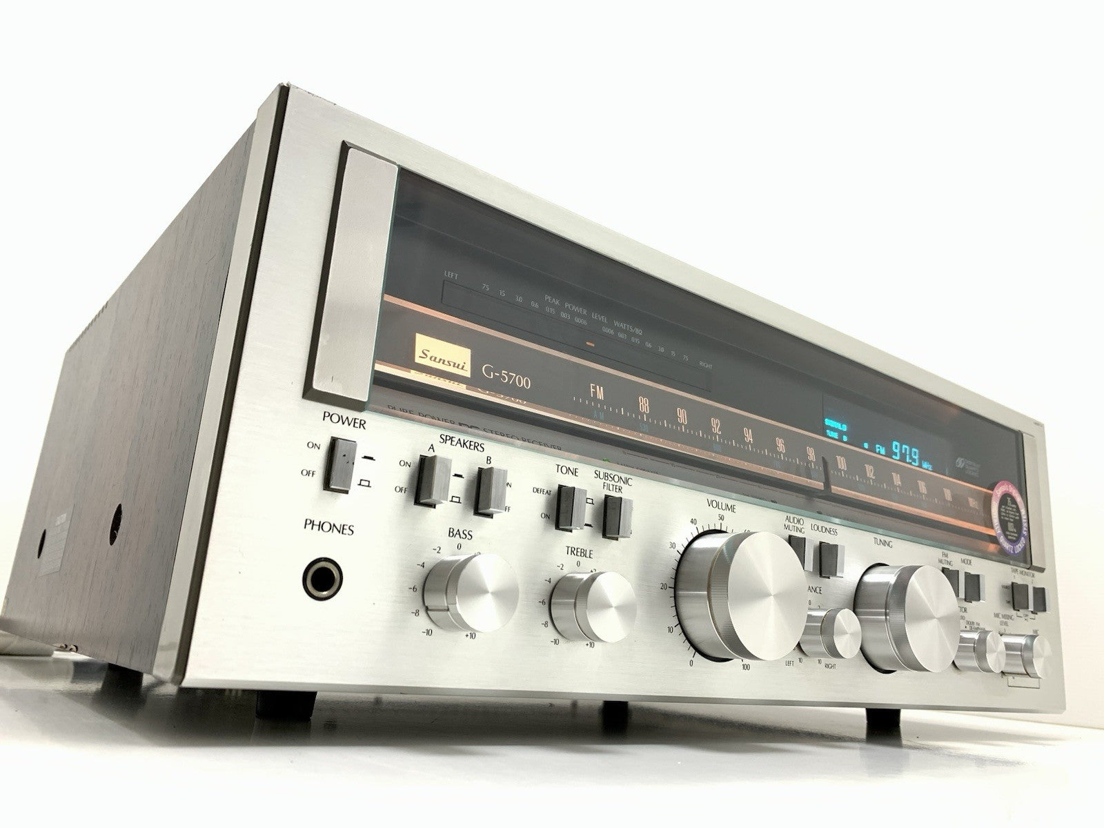 SANSUI G 5700 Stereo HiFi Receiver 75+75 Watts RMS Vintage 1978