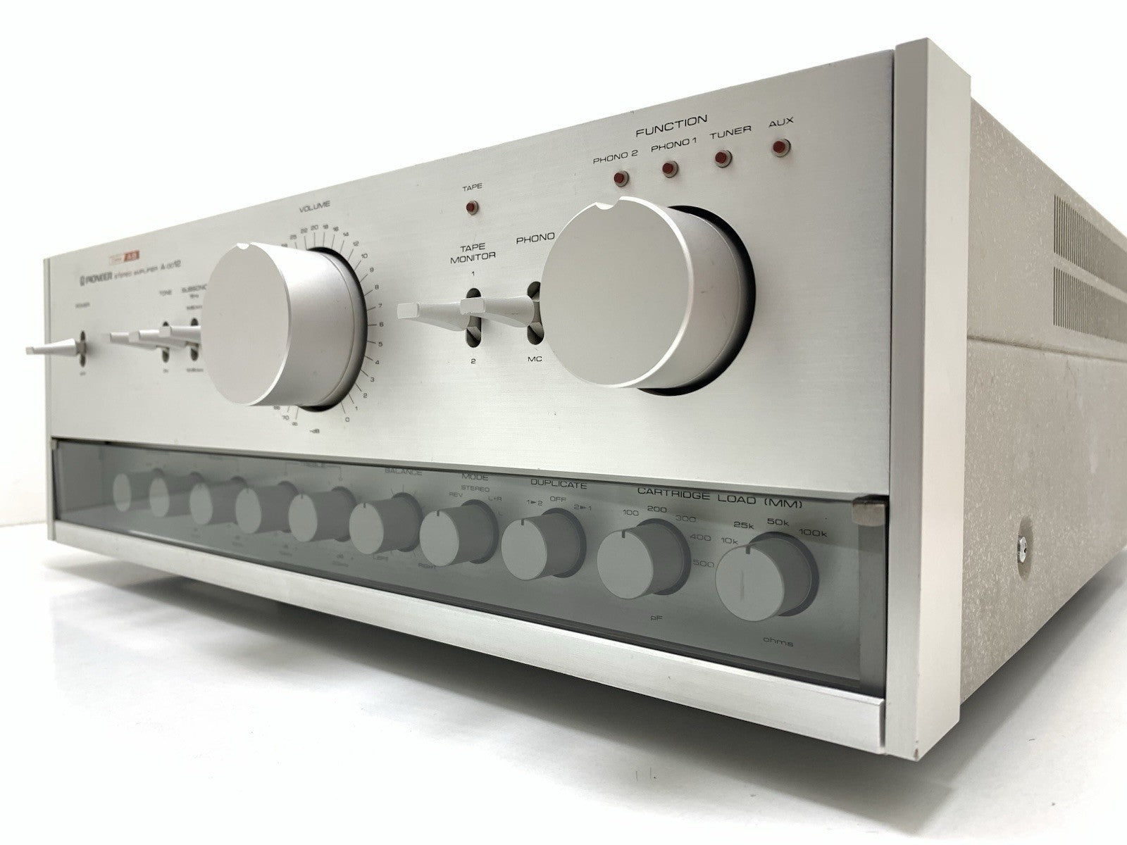 PIONEER A 0012/ A 27 Stereo Amplifier 120+120 W RMS Vintage 1978 WORK Good Look