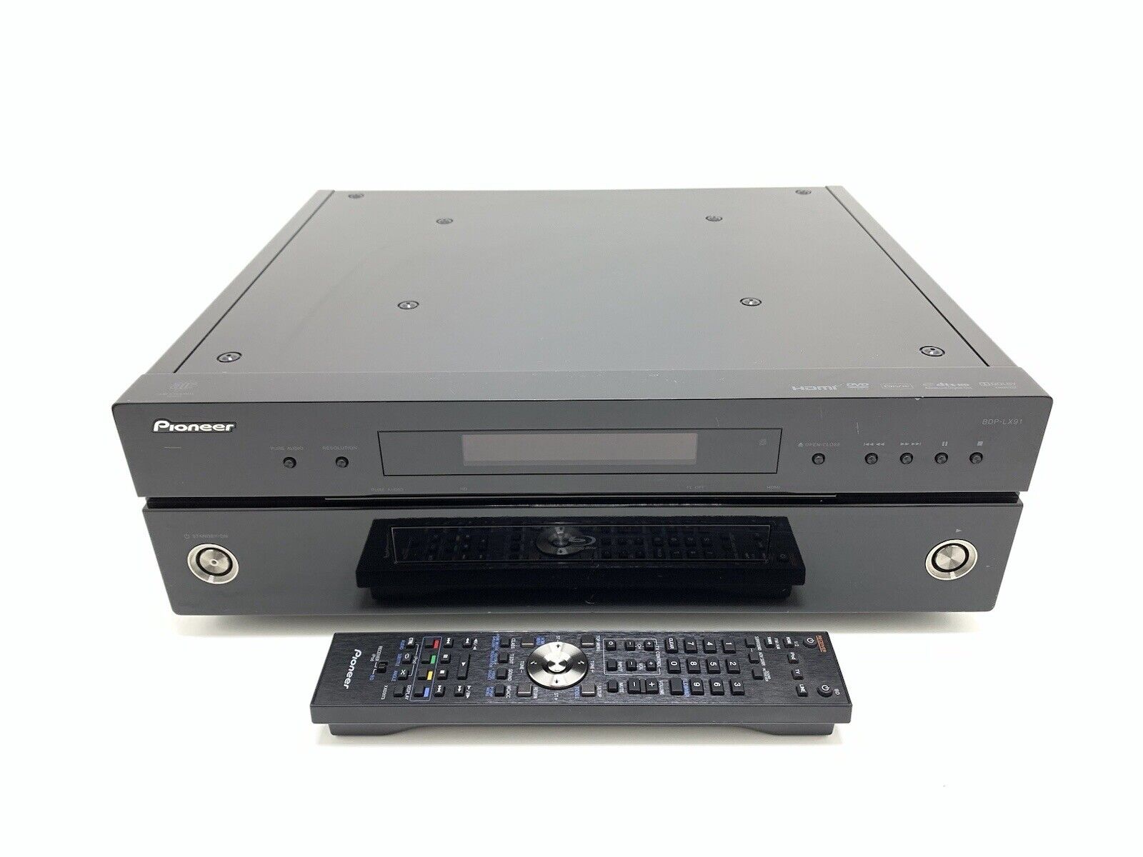PIONEER BDP-LX91 Blu-Ray CD DVD Compact Disc Player with REMOTE WORK Good Look
