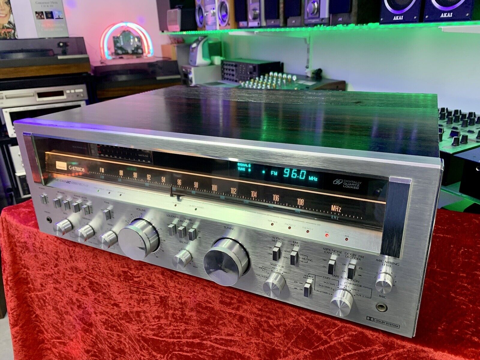 SANSUI G 8700DB Stereo Receiver 2X 160 Watts RMS Vintage 1979 WORK GOOD LlKE NEW