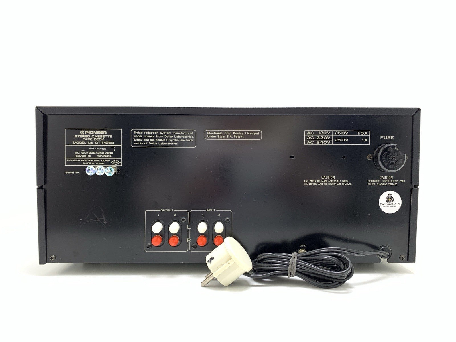 Platine cassette Pioneer CT-F600 - Photo, audio & vidéo Platine cassette Pioneer CT-F600 - Photo, audio & vidéo