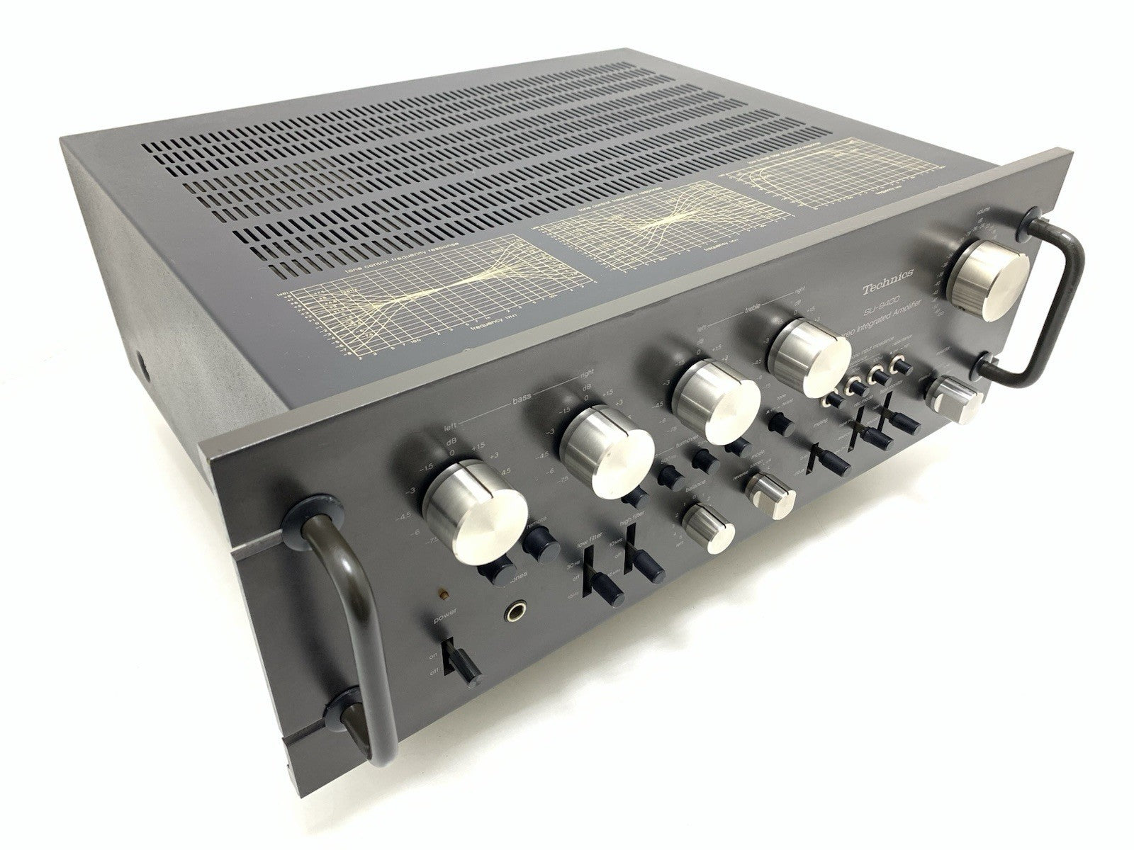 TECHNICS SU 9400 Stereo Amplifier WORK 80 + 80 Watts RMS Vintage 1976 GOOD LOOK