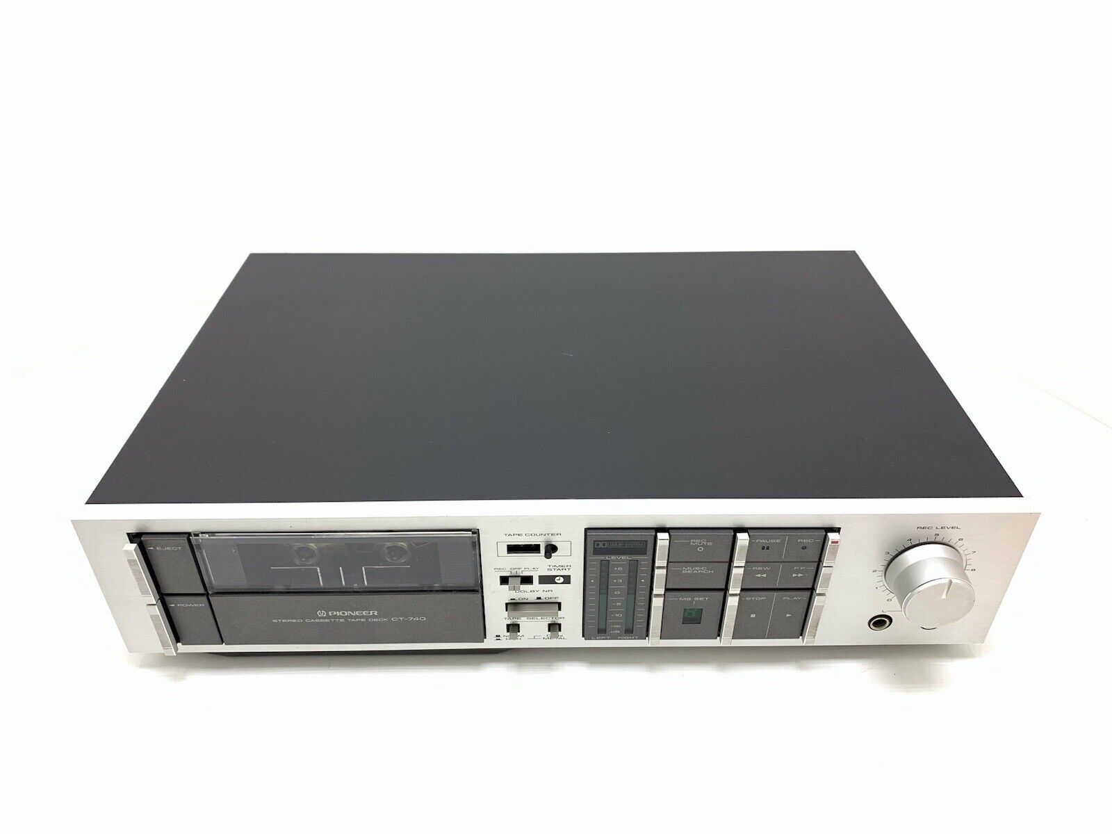PIONEER CT-740 Stereo Cassette Tape Deck 2 Head Vintage 1983 WORK Good Look