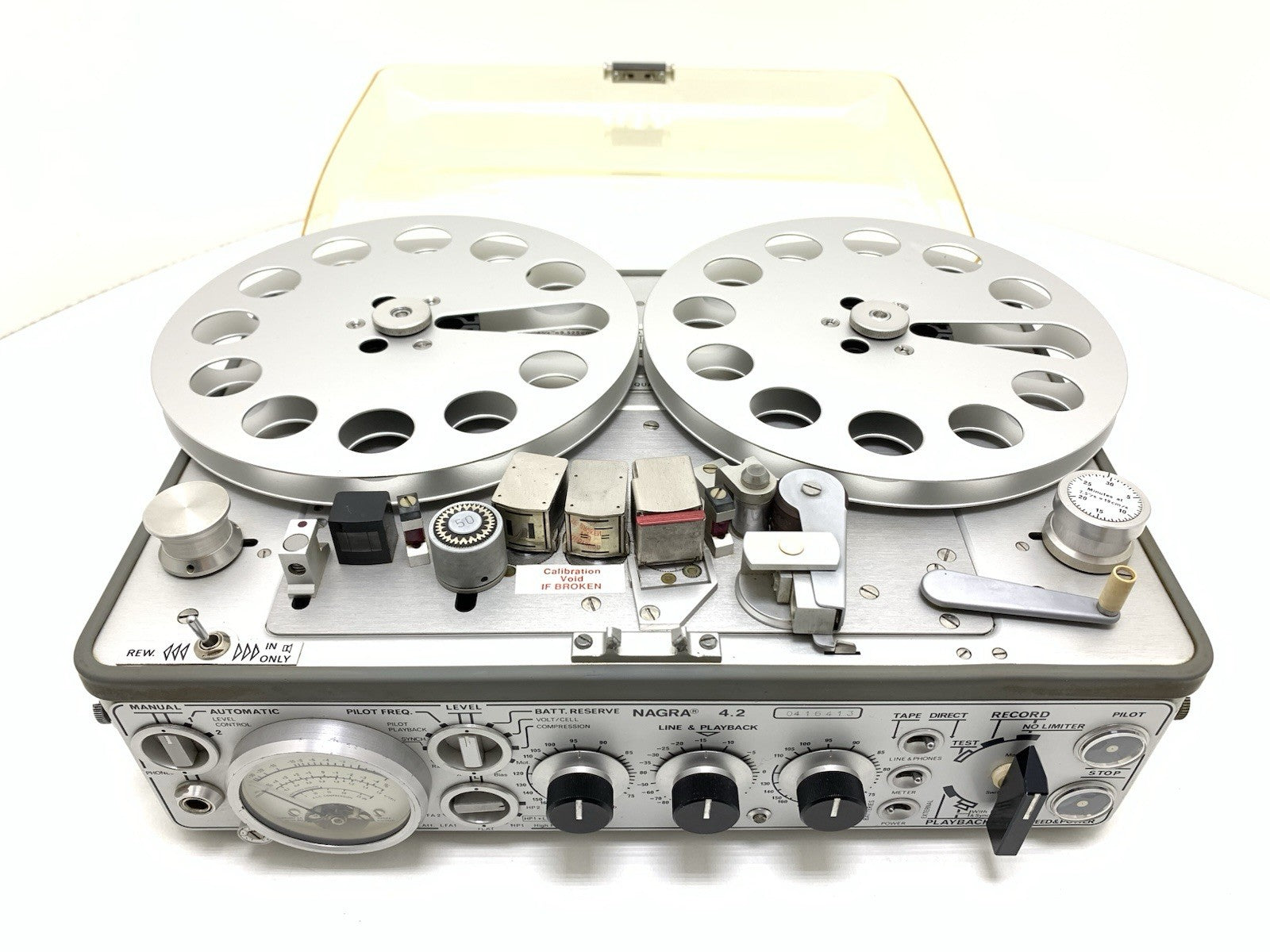 NAGRA 4.2 Reel to Reel  7" Professional Tape 3 Head Vintage 1971 WORK Good Look