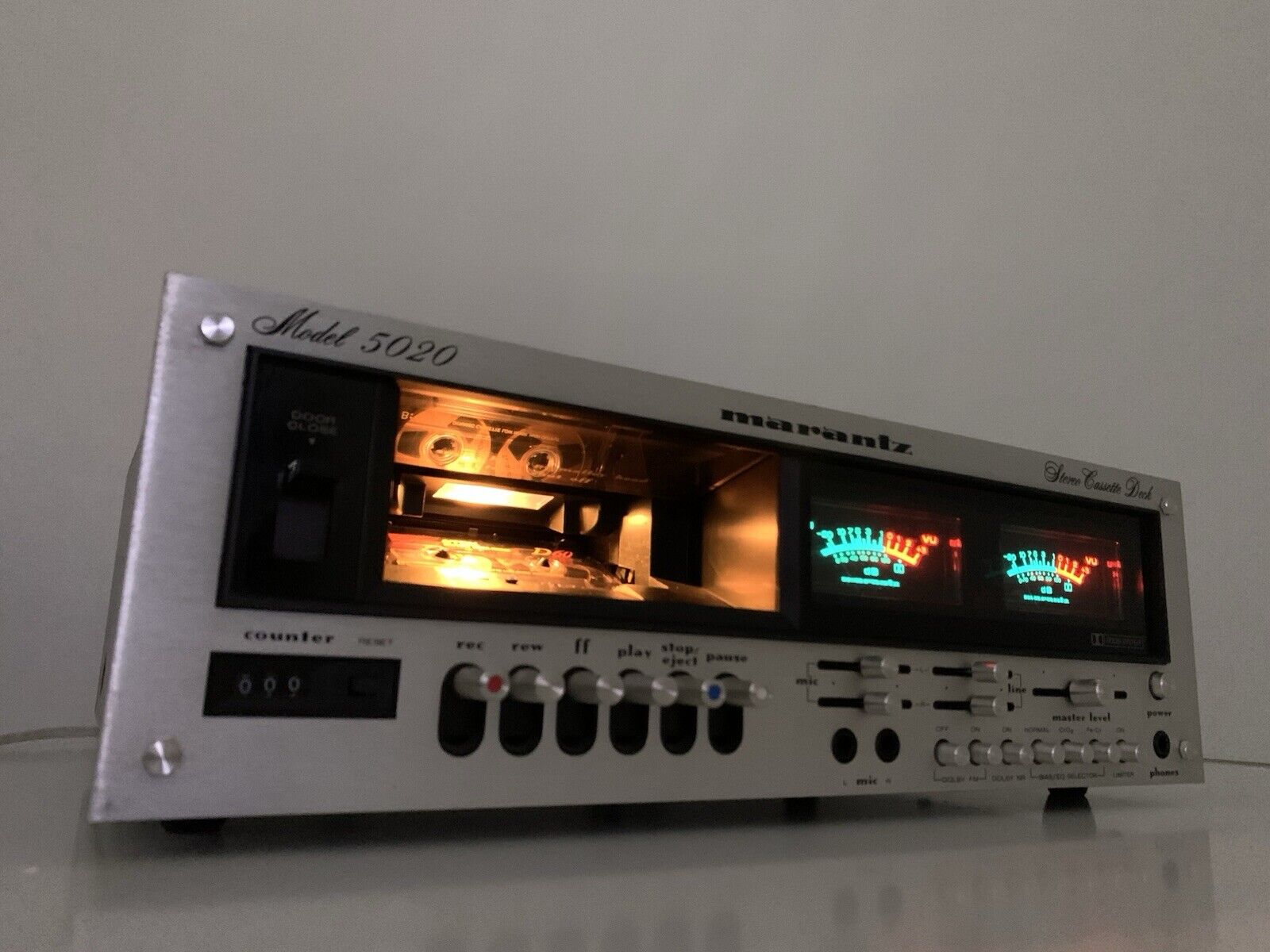 MARANTZ 5020 Stereo Cassette Tape Deck 2 Head Vintage 1977 Hi End WORK Good Look