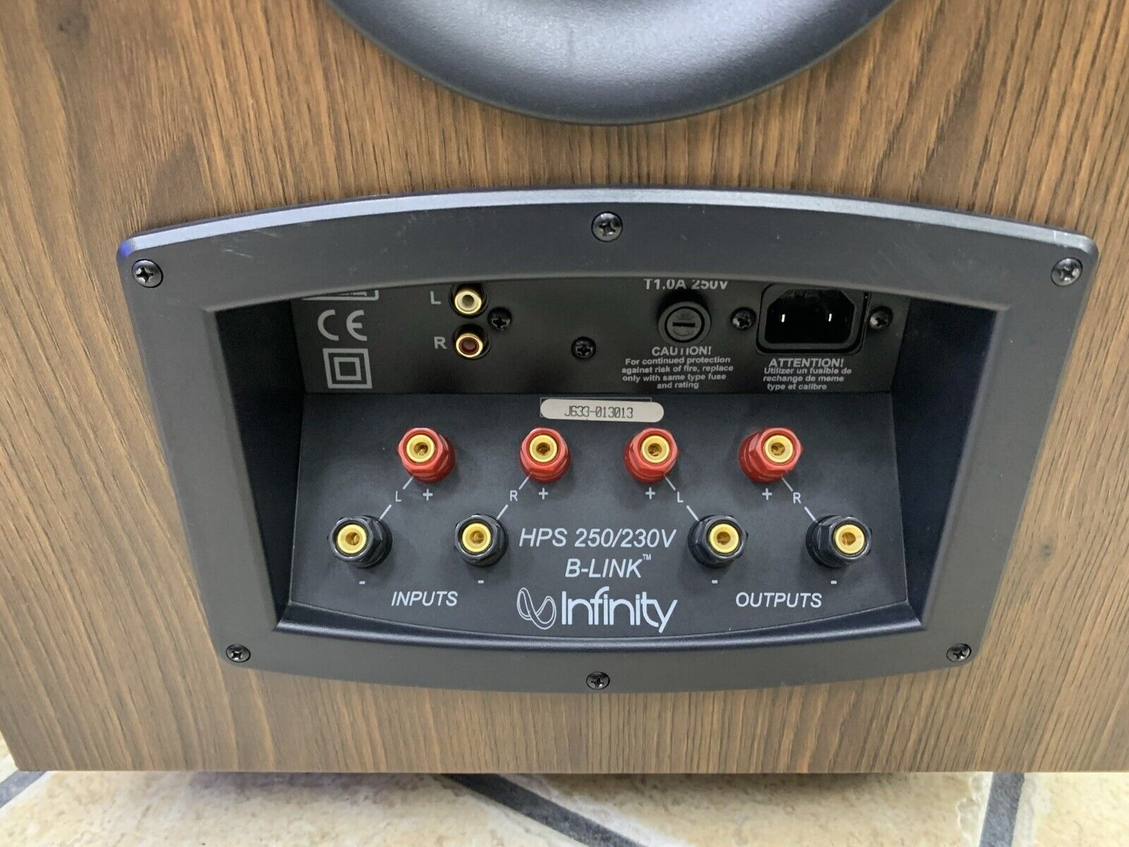 INFINITY HPS-250 SubWoofer Speaker Vintage Hi End 250 WRMS Refurbished Good Look