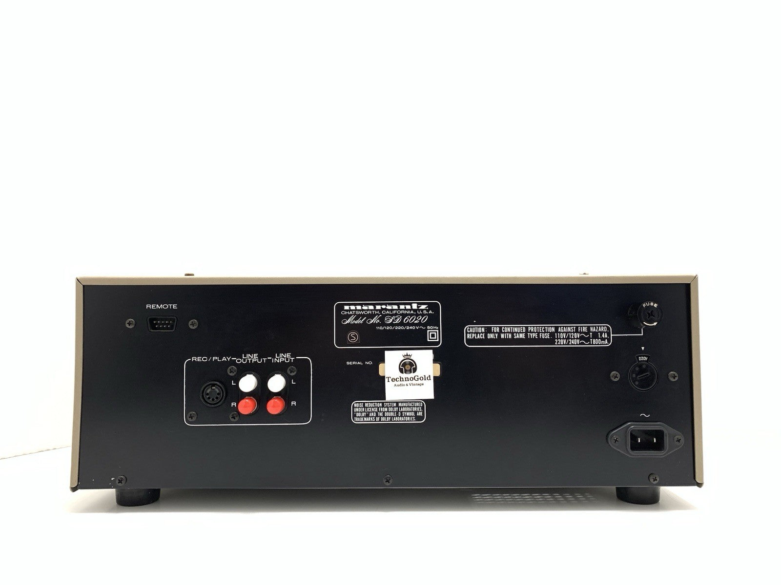 MARANTZ SD 6020 Stereo Cassette Deck 2 Speed Vintage 1980 Hi End WORK Good Look