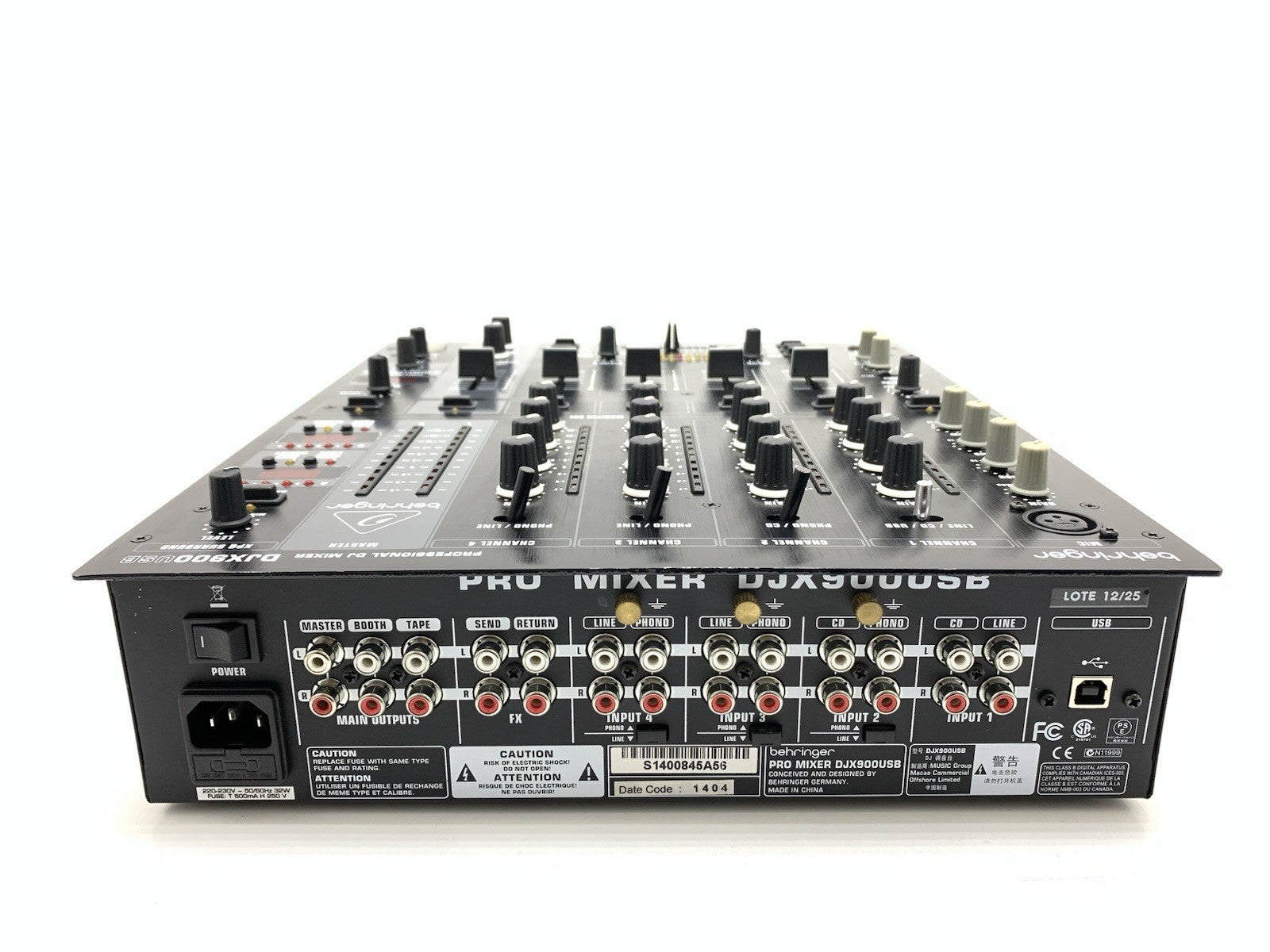 BEHRINGER Professional PRO MIXER DJX 900USB 5 CH Digital Efects WORK Good Look
