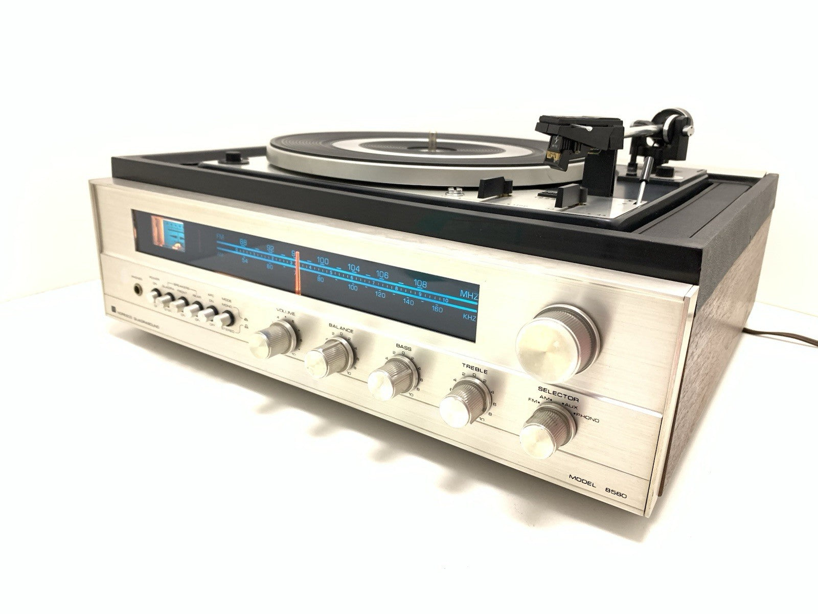 NORESCO QUADRASOUND System Model 8560 Receiver+Turntable DUAL 1225 WORK GoodLook