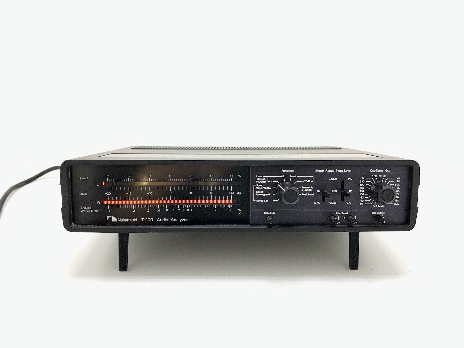 NAKAMICHI T 100 Professional Stereo AUDIO ANALYSER Vintage 1981 WORK Good Look