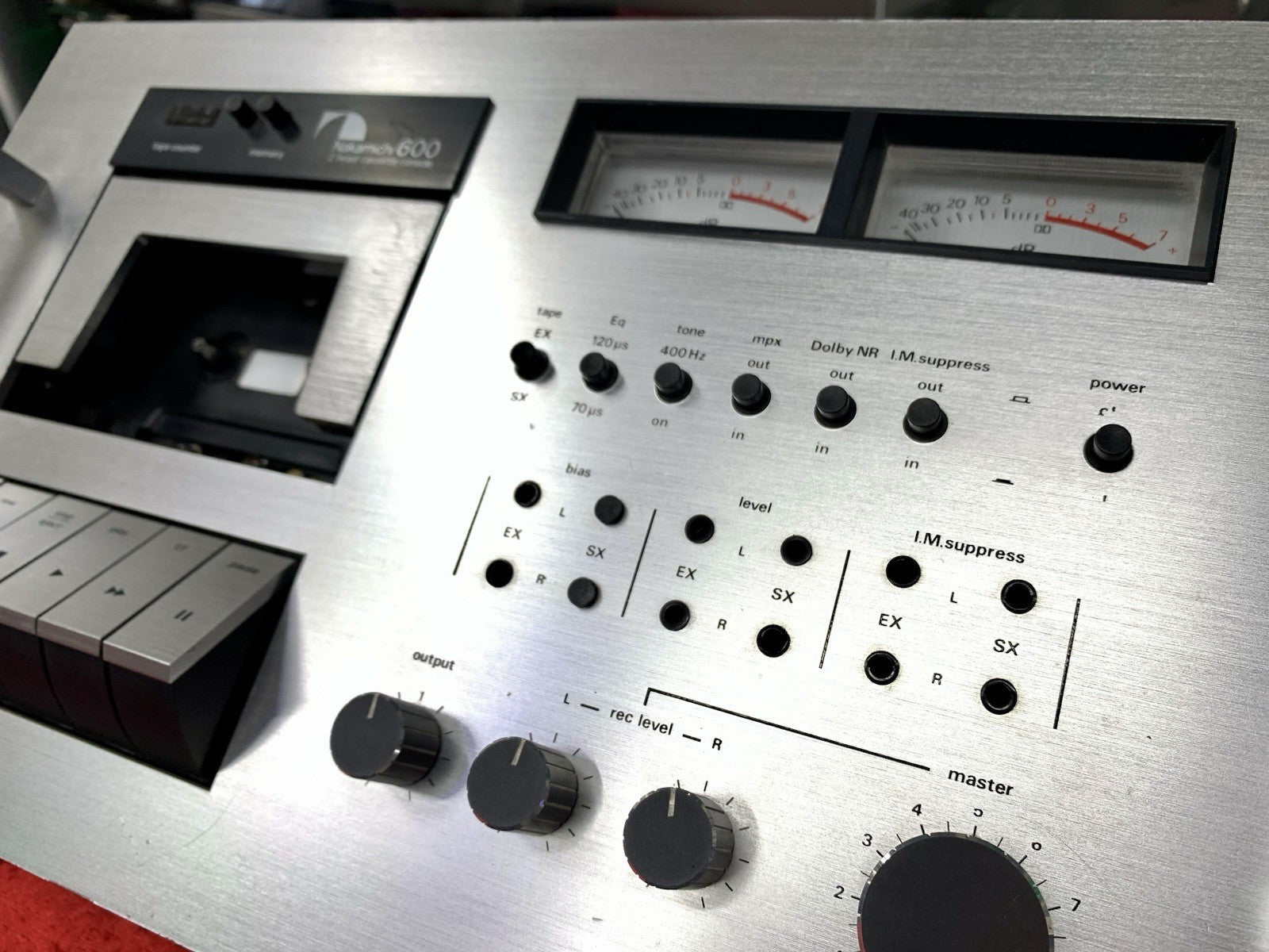 NAKAMICHI 600 High End 2 Head Cassette Tape Deck Vintage 1975 WORK Good Look