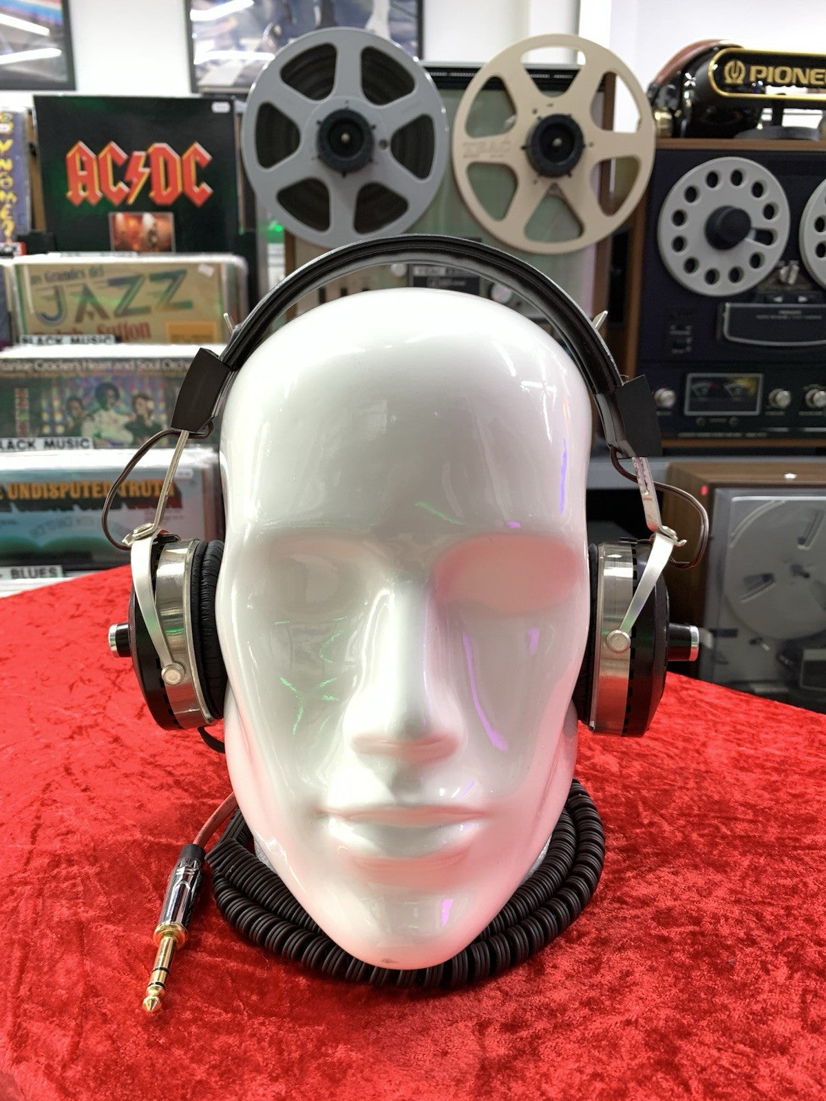 KOSS HV 1LC Professional Headphones Vintage 1974 RARE Original WORK GOOD Look