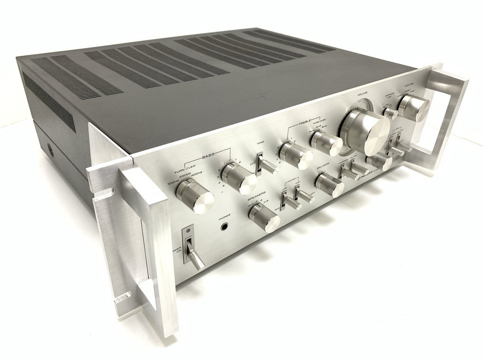 PIONEER SA 8800 II Rack Handles Stereo Amplifier 2 X 60W Vintage WORK Good Look