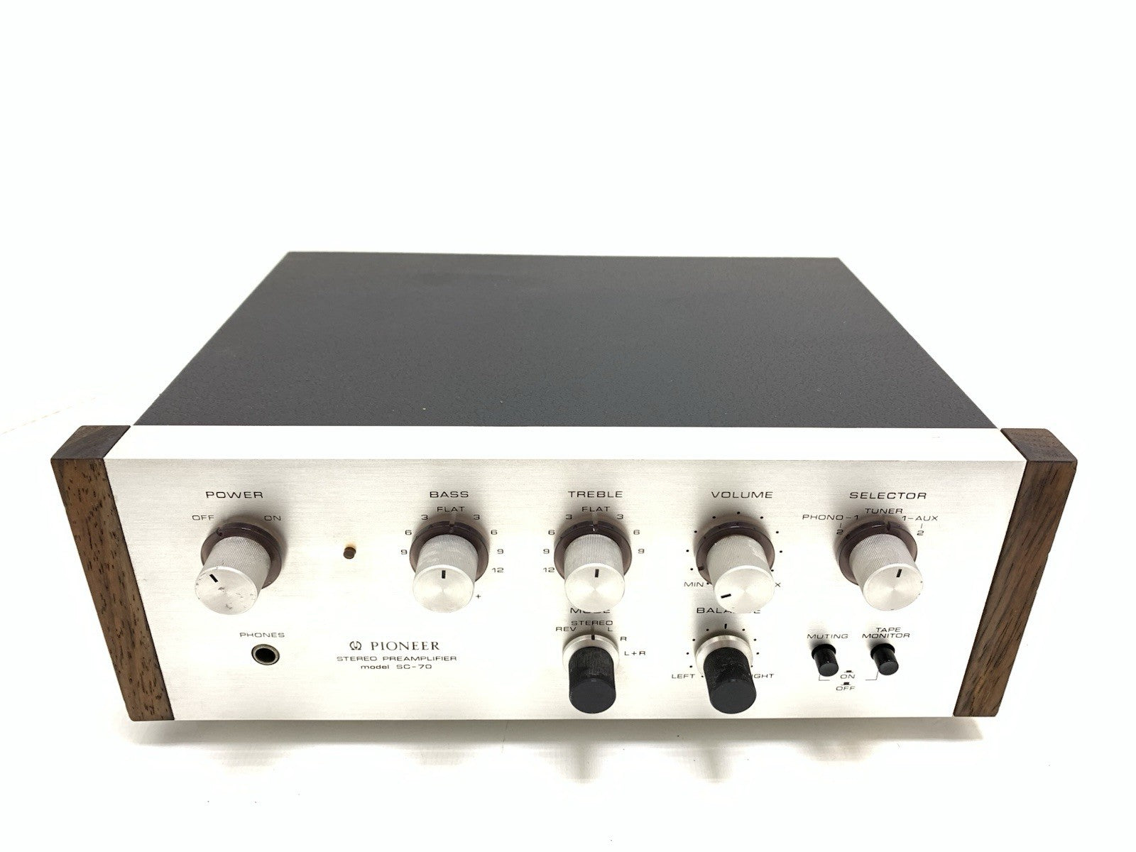 PIONEER Model SC 70 / SC-700 Stereo Pre Amplifier Vintage 1969 WORKING Good Look