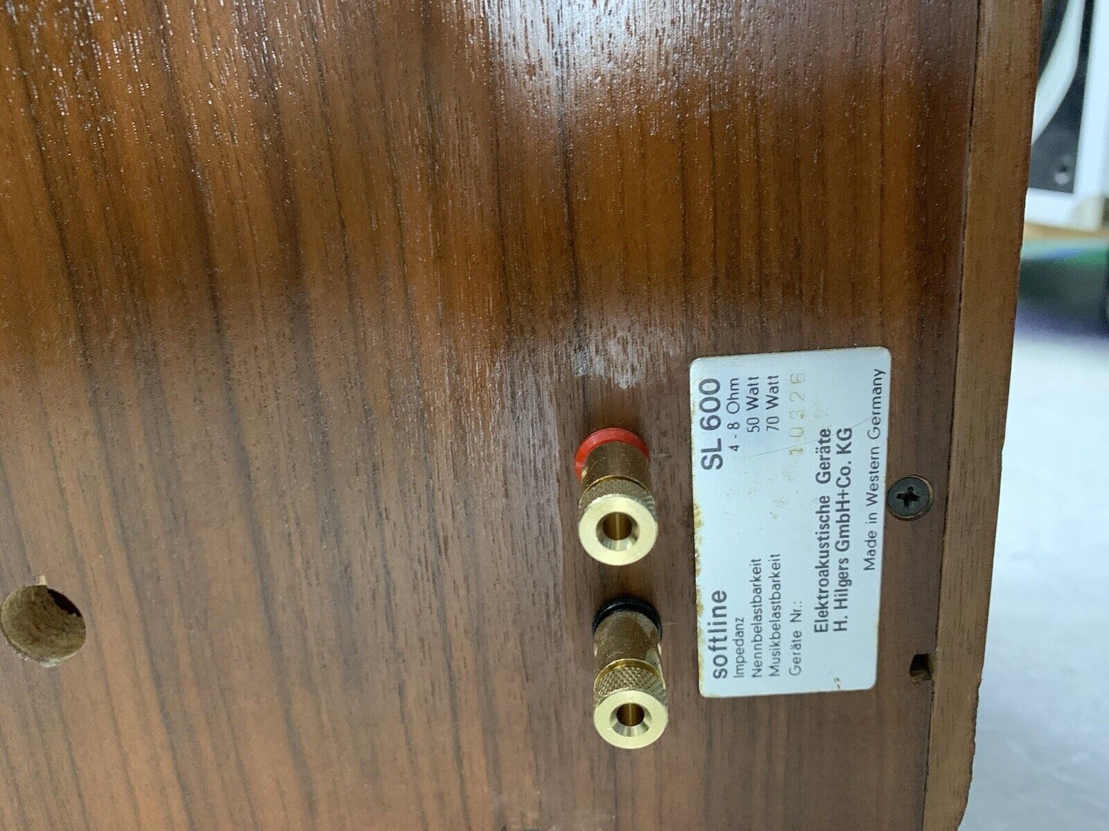 HILTON SOFTLINE SL600 Elektroakustische Geräte Speaker 70W Vintage WORK GoodLook