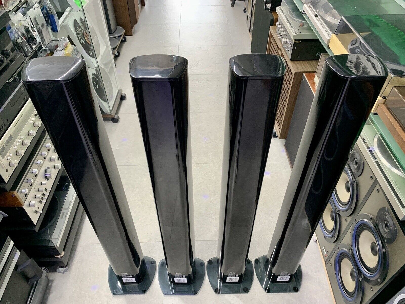 TEUFEL L 520 FR 4 Frontal Rear Speakers 190 WRMS High End WORK Germany Good Look