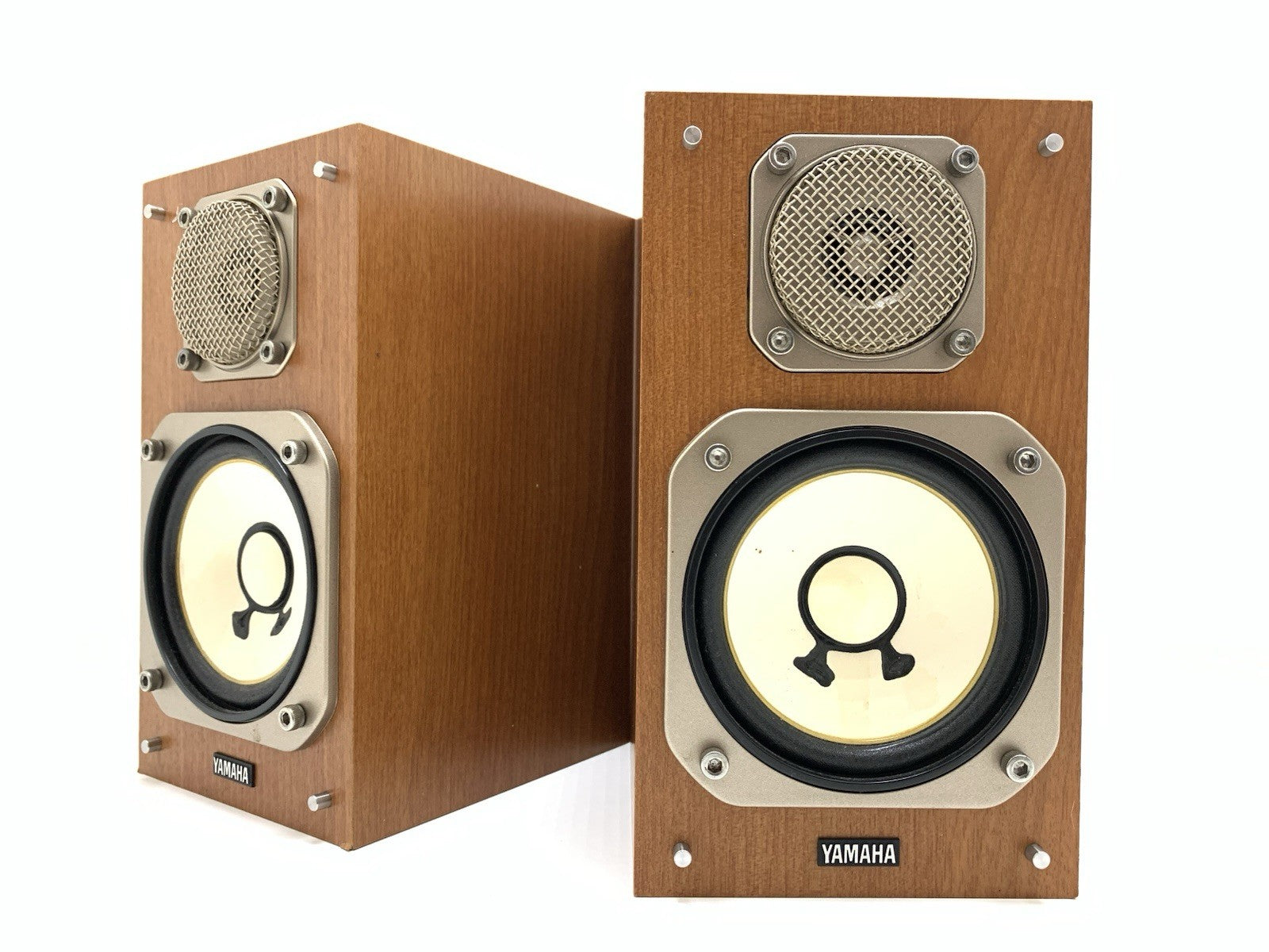 YAMAHA スピーカシステム　ns-10mm Yamaha NS-10MM Speaker System Pair Body 2 Pieces / Set Cherry