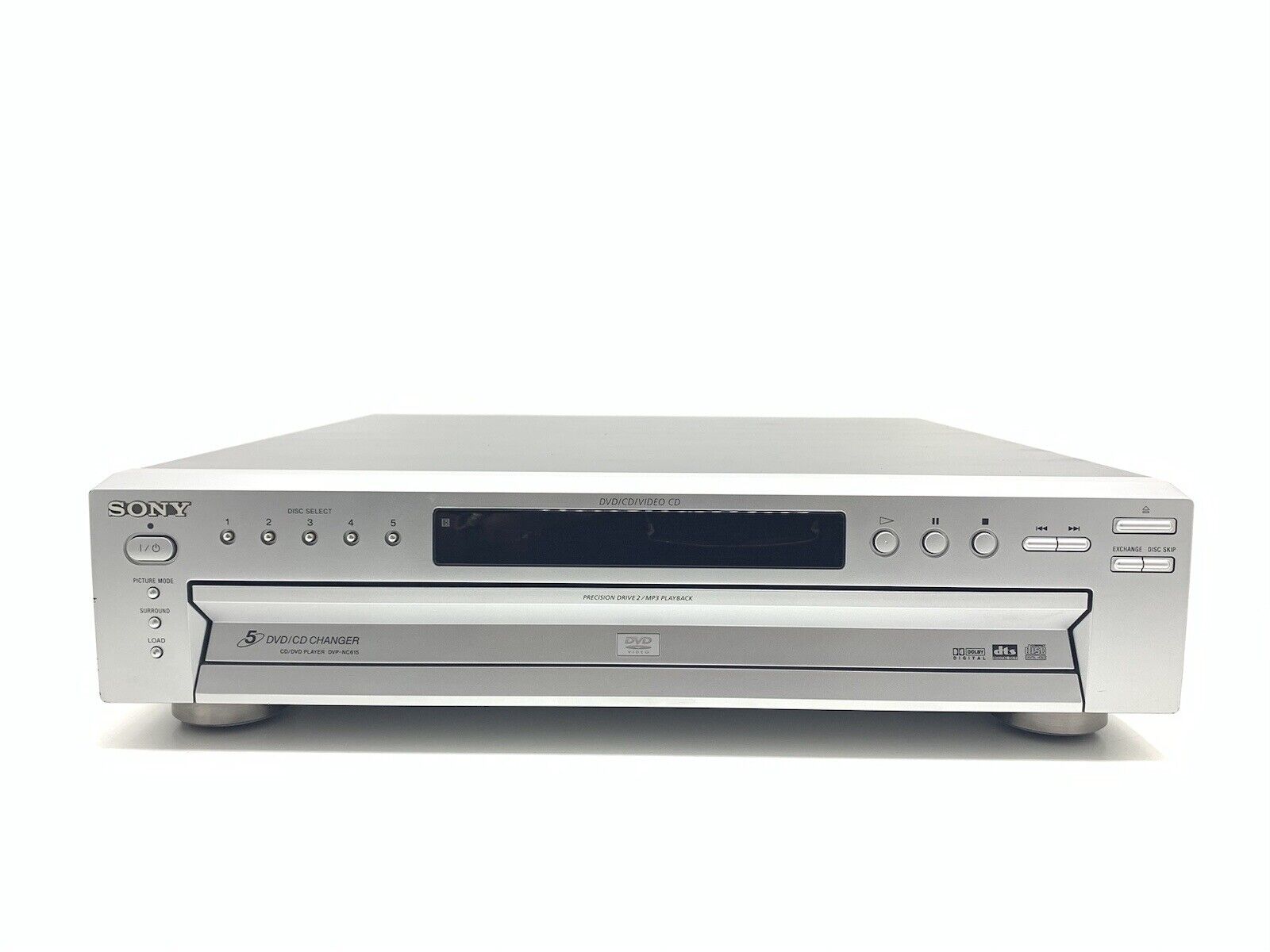 SONY DVP-NC615 DVD CD Carousel Compact Disc + Remote Vintage 2002 WORK Good Look