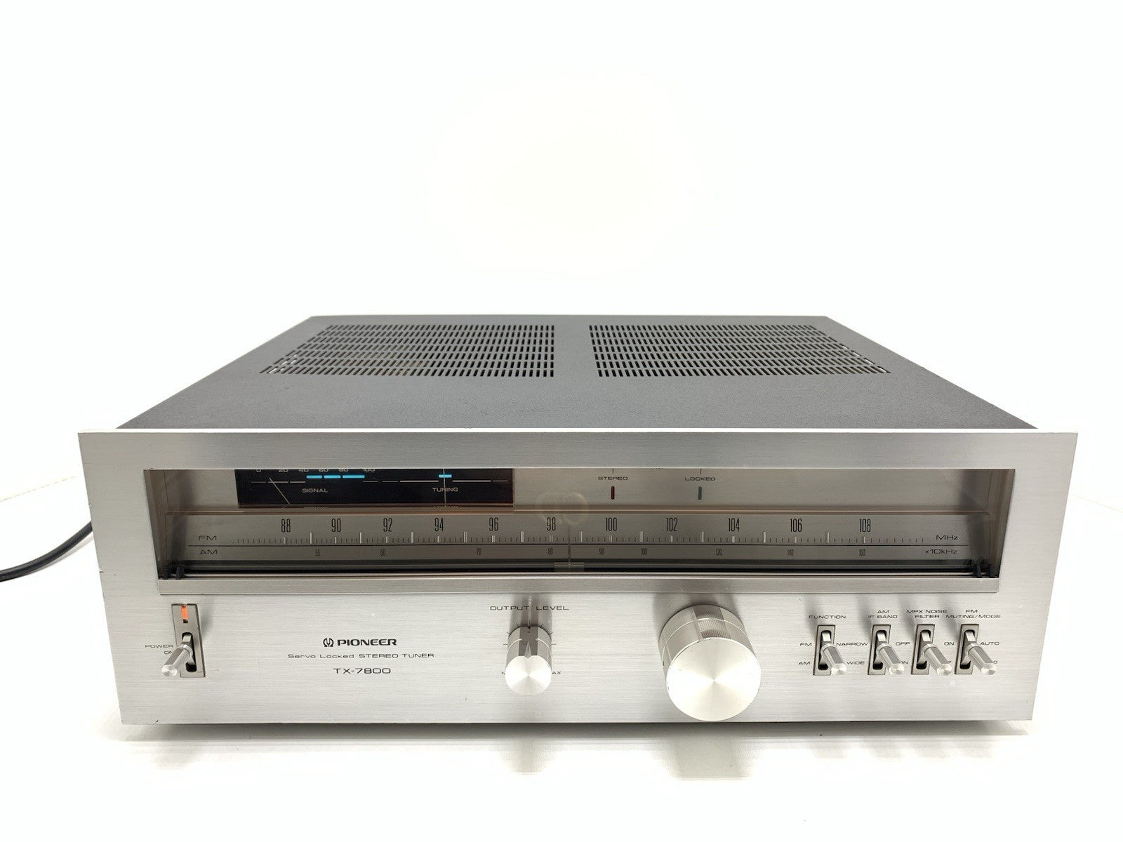 PIONEER TX 7800 AM/FM Stereo Analogue Tuner BlueLine Vintage 1979 WORK Good Look