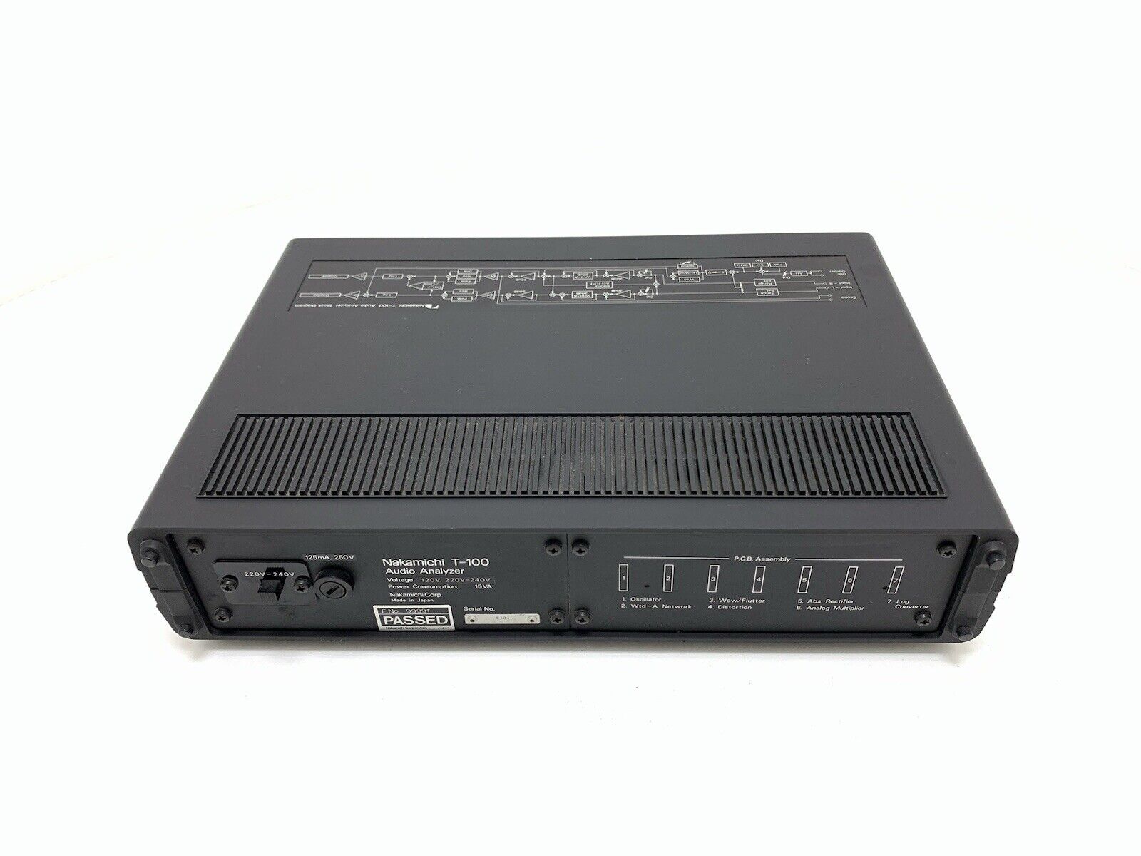 NAKAMICHI T 100 Professional Stereo AUDIO ANALYSER Vintage 1981 WORK Good Look