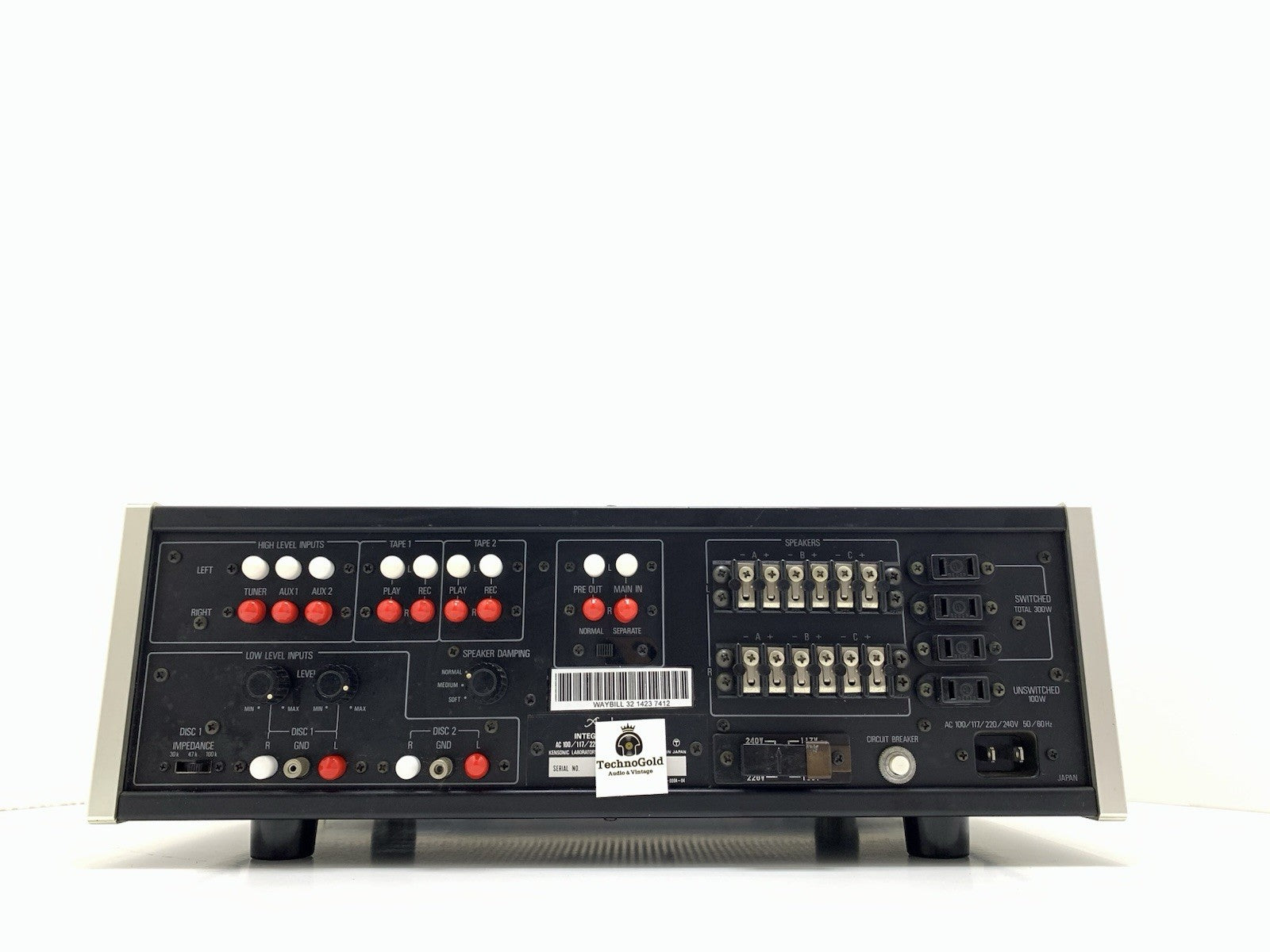 ACCUPHASE E 202 Stereo Hi End Amplifier 100+100 WRMS Vintage 1974 WORK Good Look