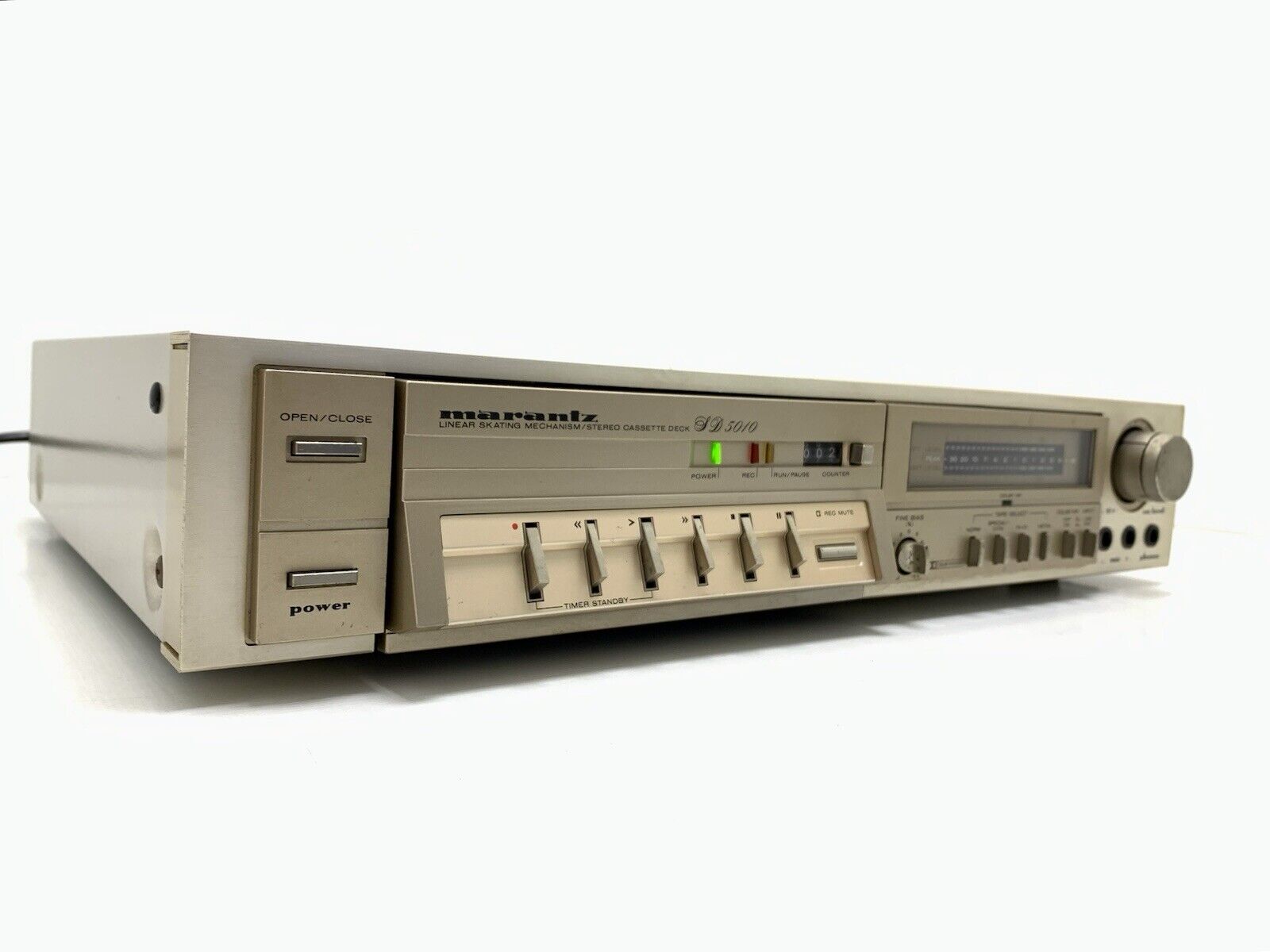 MARANTZ SD 5010 Stereo Cassette Deck 2 Head Vintage 1980 High End WORK Good Look