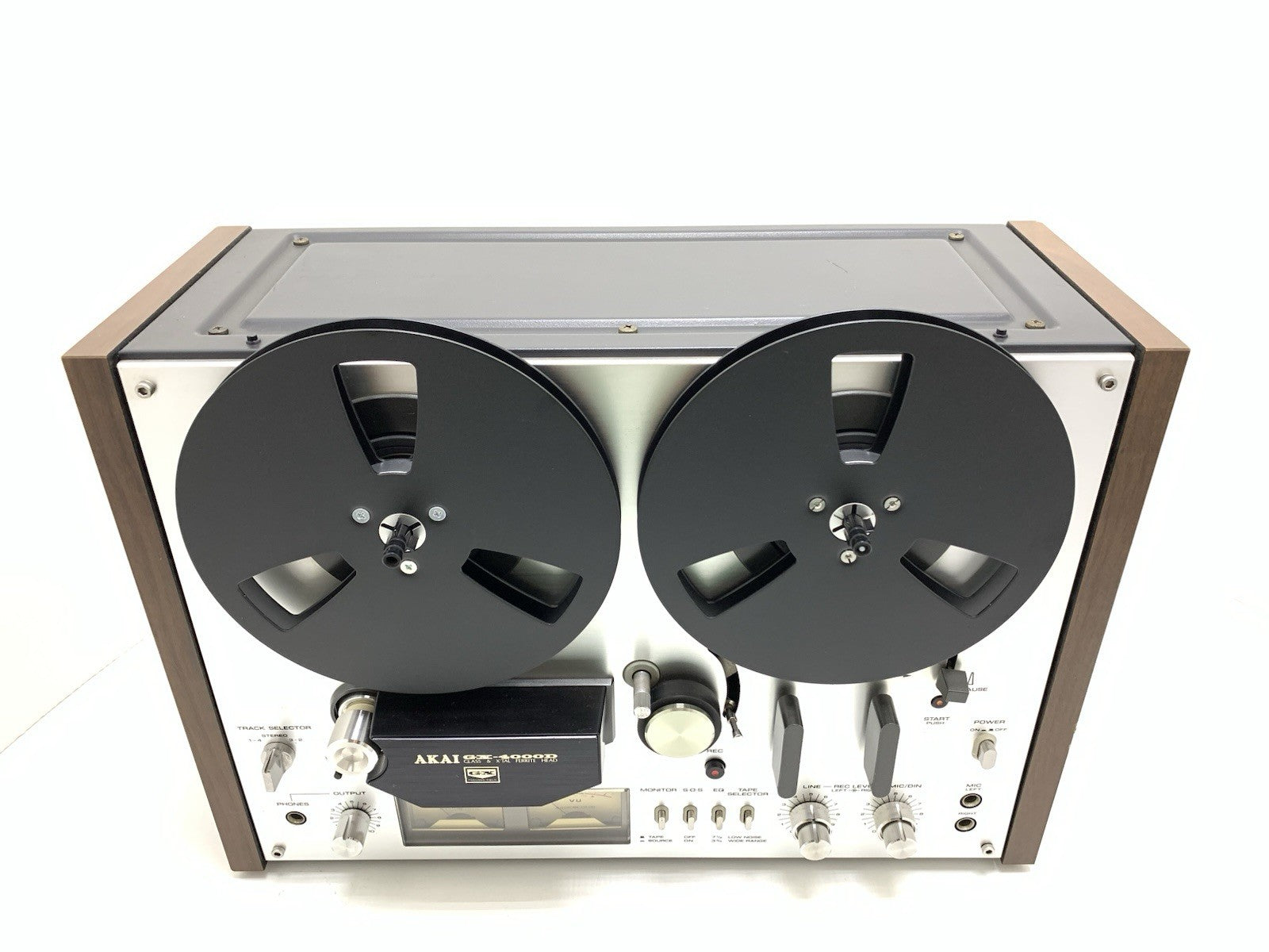 AKAI GX 4000D Reel to Reel Stereo 3Head 4 Track Tape Vintage 1976 WORK Good Look