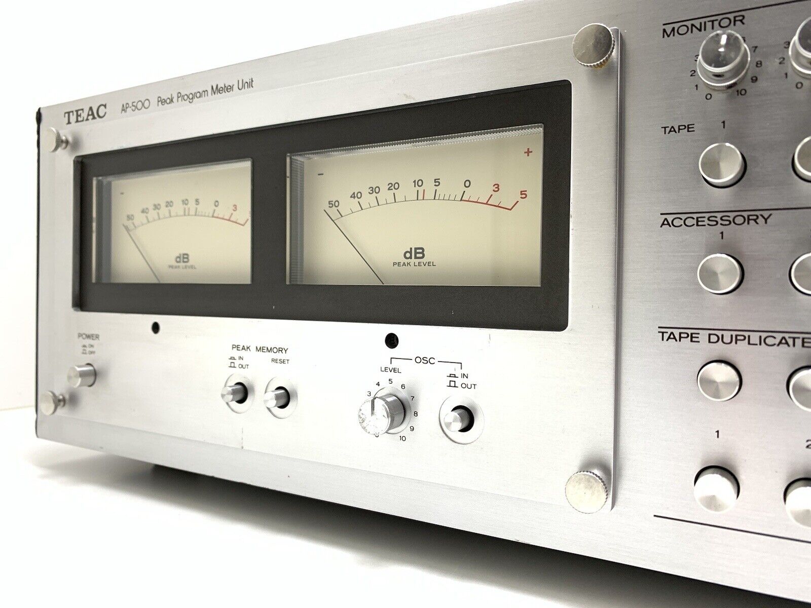 TEAC AP-500 Very RARE Peak Program Meter Unit Vintage 1977 Hi End WORK Good Look