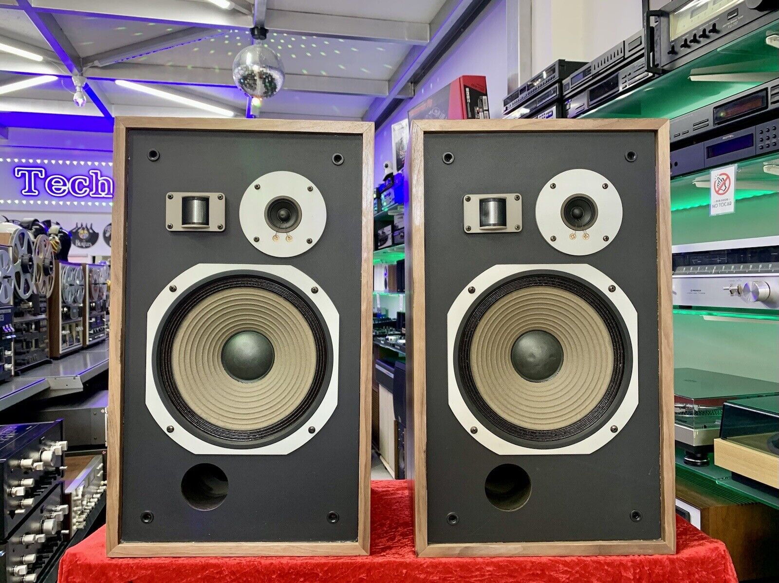 PIONEER HPM-50 Original 3 Way SPEAKERS 80 Watts RMS Vintage 1979 WORK GOOD LOOK!