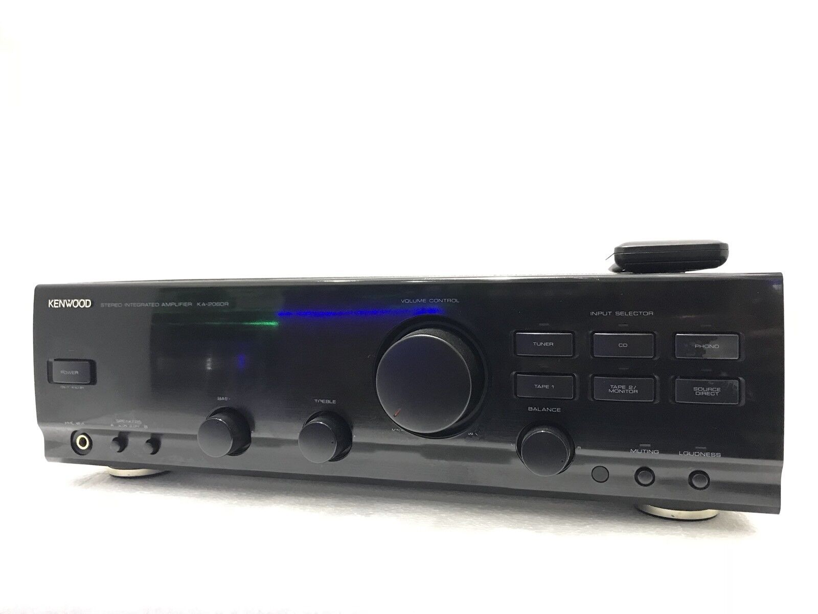 KENWOOD KA-2060R Stereo Amplifier 100 Watts RMS Remote Vintage 1994 Good Look