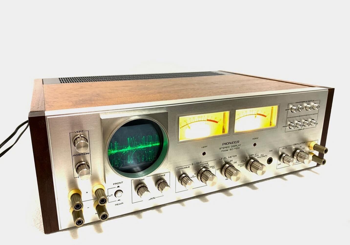 PIONEER SD-1100 Stereo Display Audio Scope VERY RARE Vintage 1972 WORK Good Look