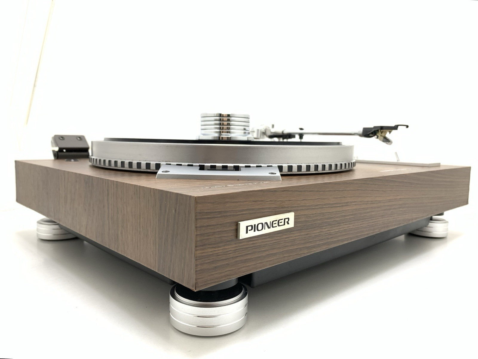 PIONEER XL 1550 Turntable Direct Drive Manual Quartz Vintage 1976 WORK Good Look