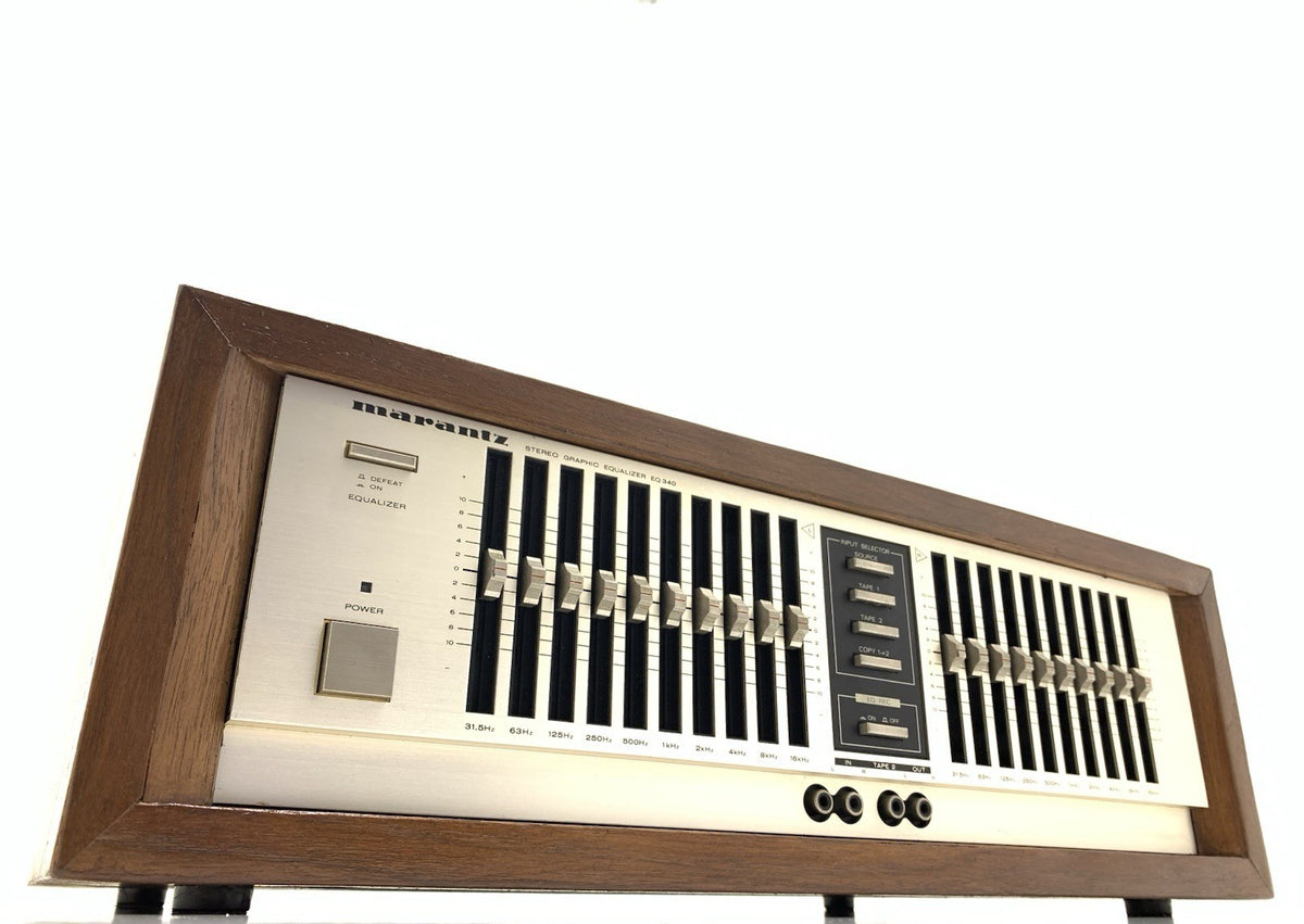 MARANTZ EQ 340 Stereo Graphic Equalizer New Wood Box Vintage 1983 WORK Good Look