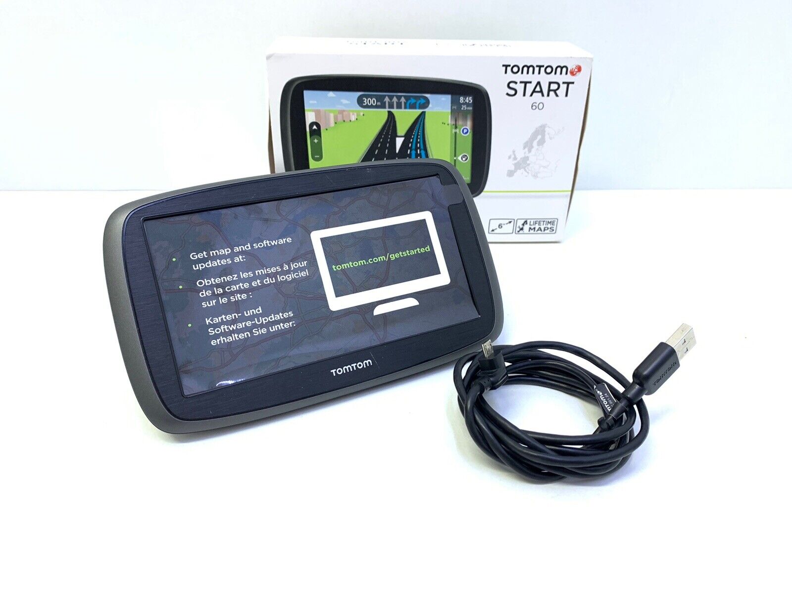 GPS TOM TOM START 60 Europa central 6" XXXL TMC navegación Lifetime Maps tap&Go