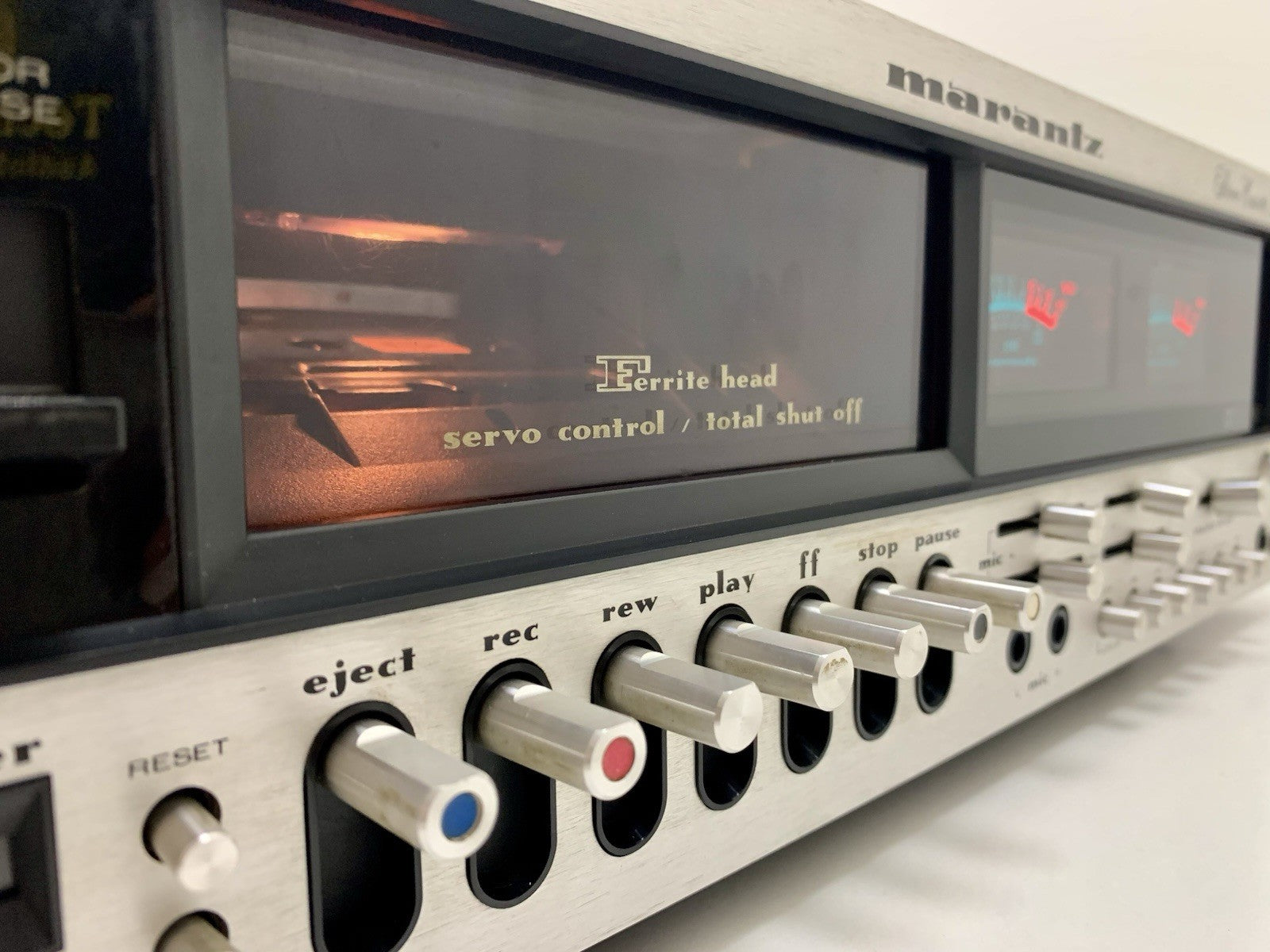 MARANTZ 5220 Stereo Cassette Tape Deck 2 Head Vintage 1977 Hi End WORK Good Look