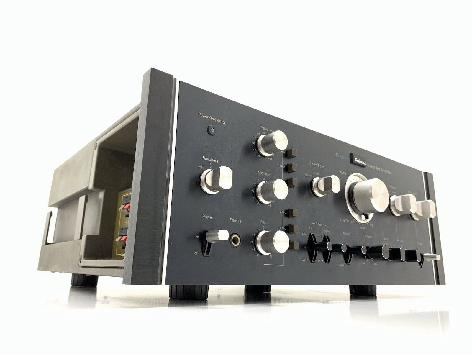 SANSUI AU-9900 Stereo Amplifier 80+80 Watts RMS + Original BOX Vintage GOOD LOOK