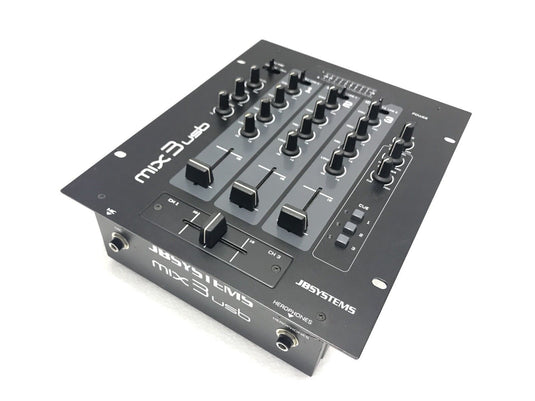 JB Systems MIX 3 USB - Controlador de DJ 3 Channel Working 100% Good Look