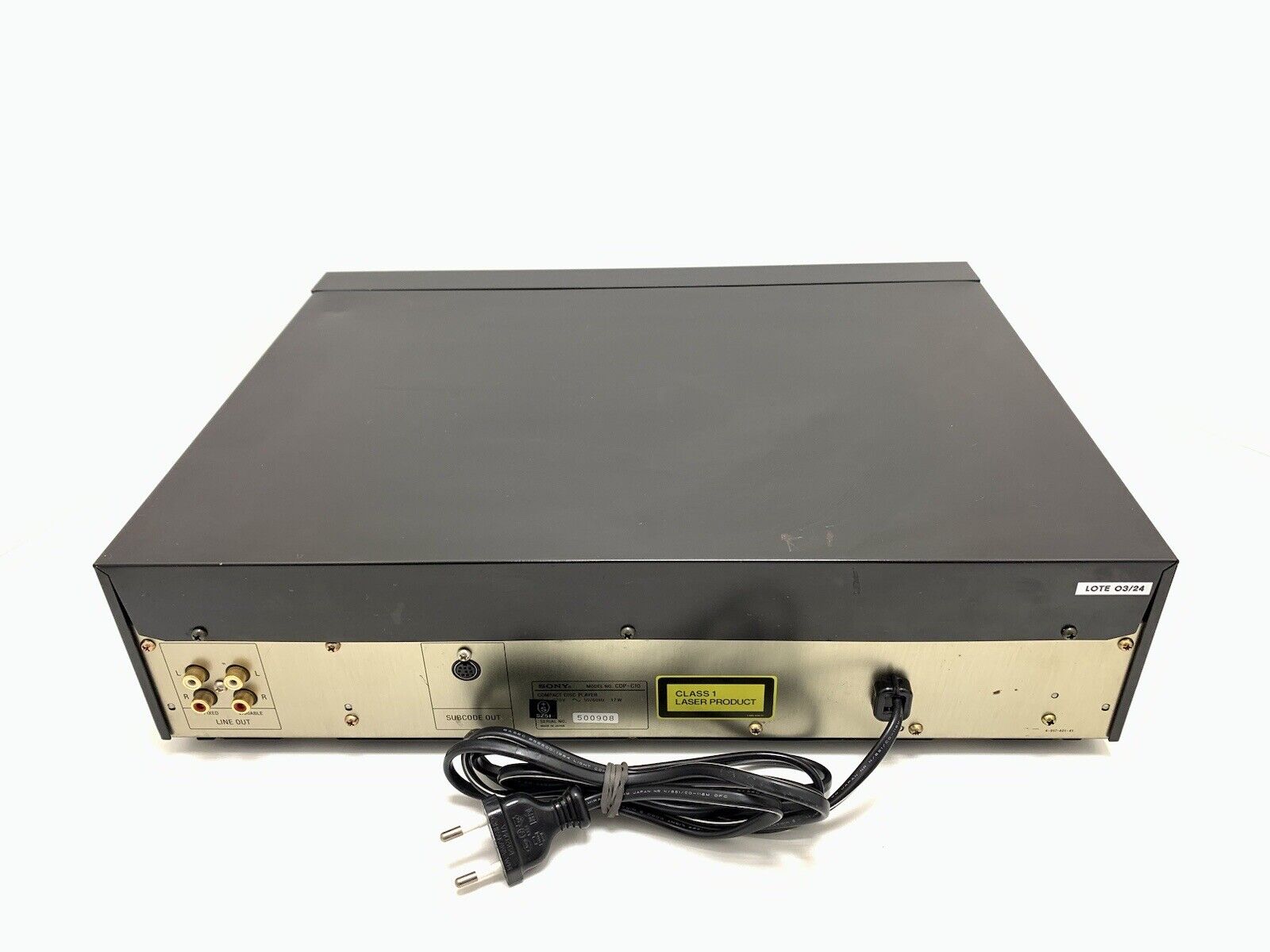 SONY CDP C10 Compact Disc 10 CD Changer + Remote Vintage 1986 WORK Good Look