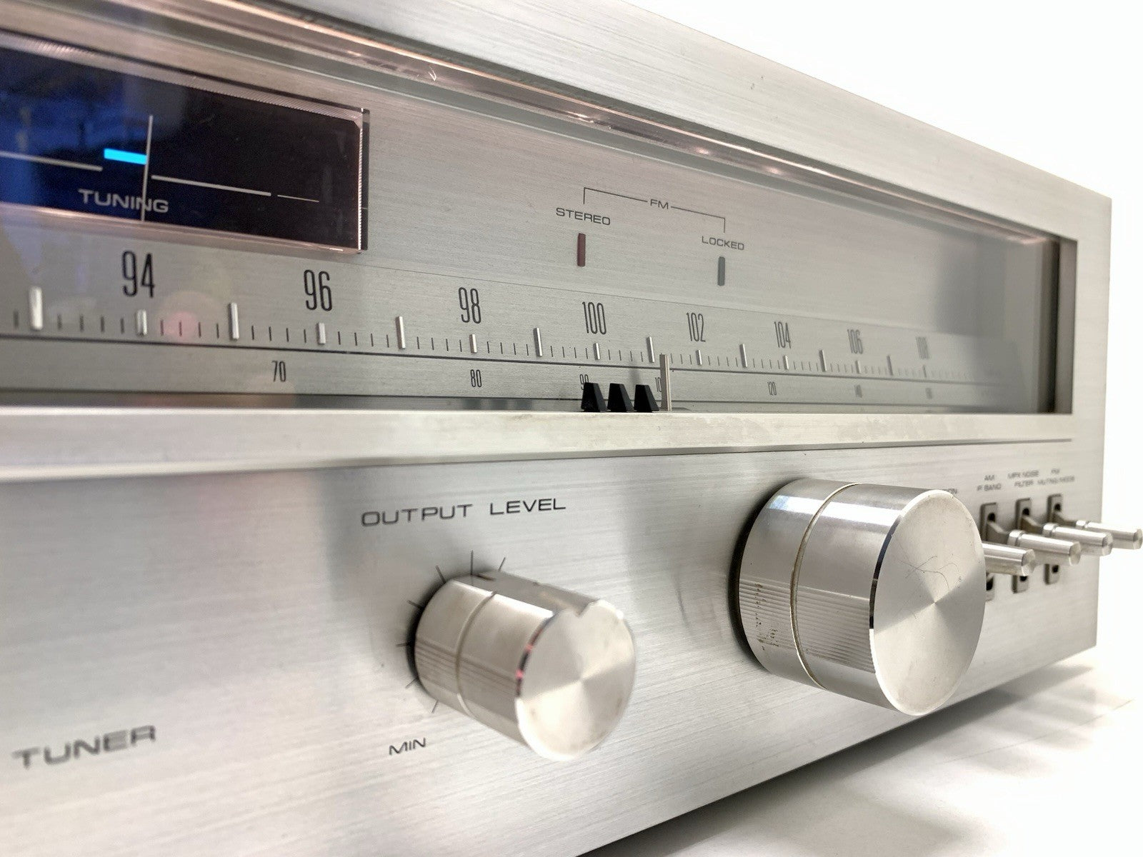 PIONEER TX 7800 AM/FM Stereo Analogue Tuner Vintage 1979 Blue Line WORK GoodLook