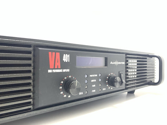 AUDIOCENTER VA-401 Pro Power Amplifier 2x400 Watts RMS 2U Class AB LCD GOOD LOOK