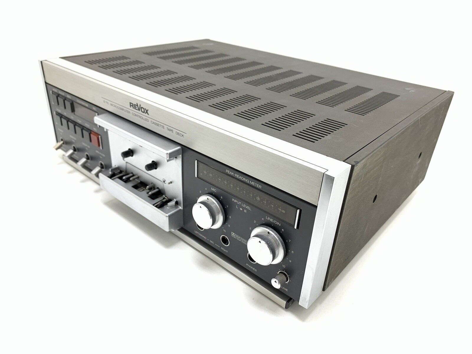 REVOX B 710 Stereo Cassette Tape Deck 3 Heads Vintage 1981 Hi End WORK Good Look