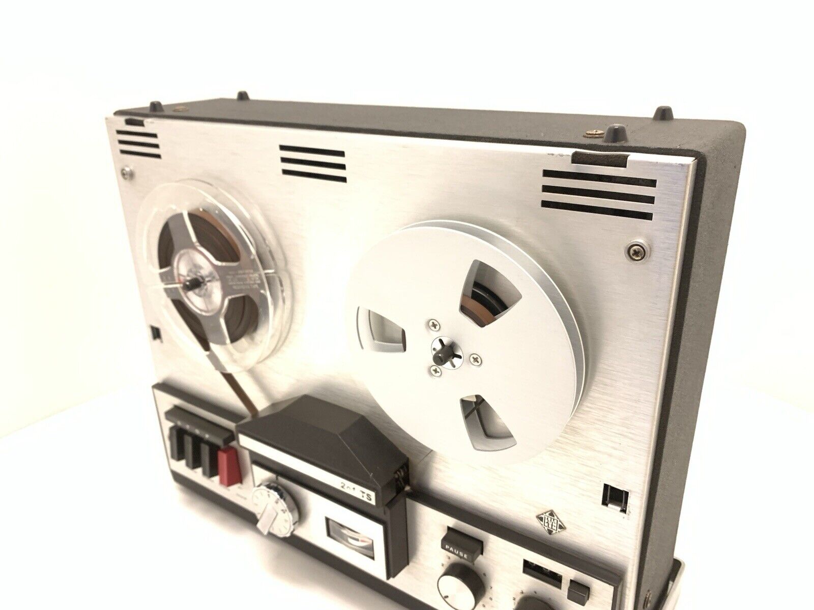 TELEFUNKEN M 201TS Tape Reel to Reel 4 Track 7" Vintage 1967 WORK Good Look