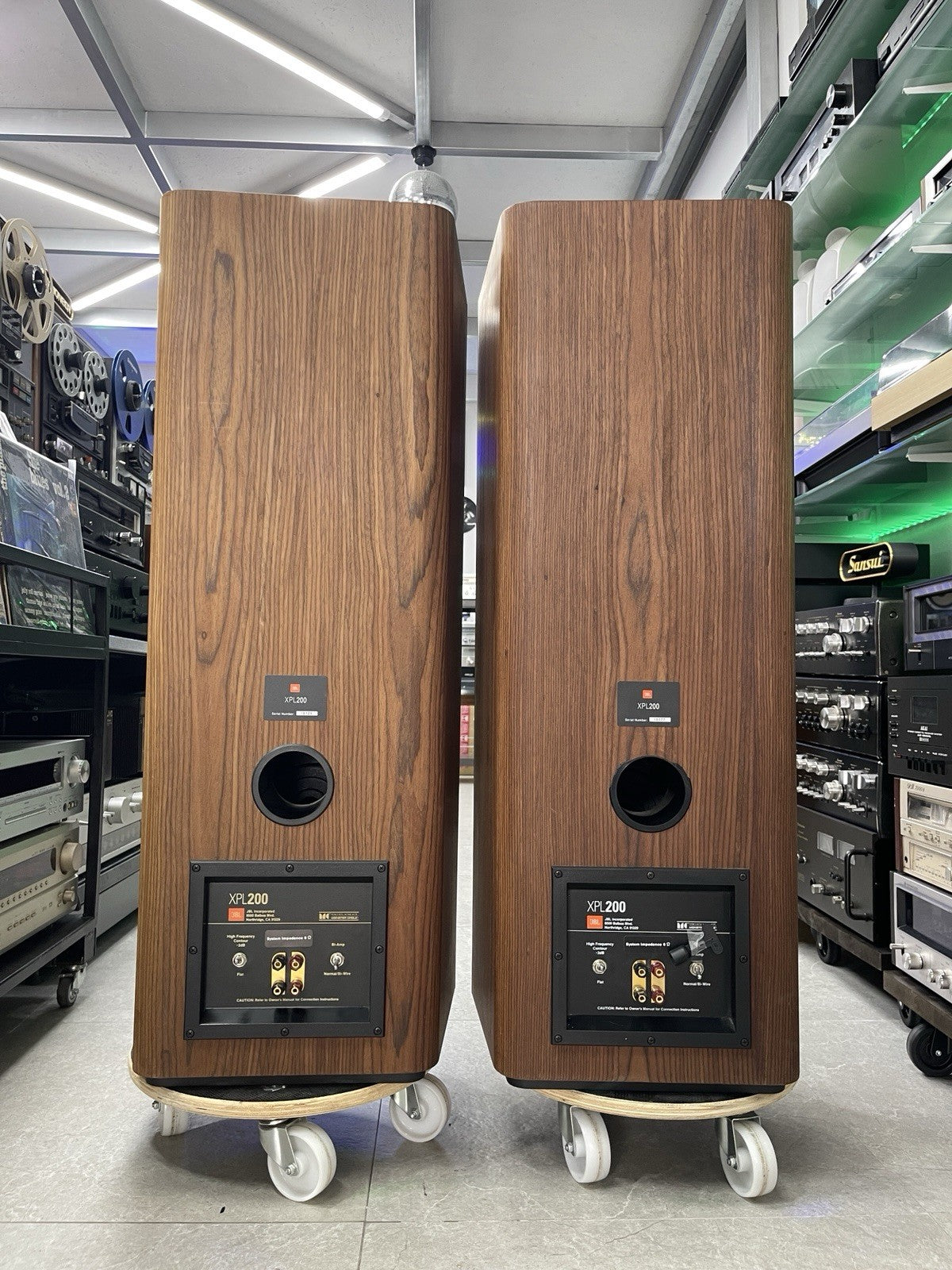 JBL XPL 200 LEGENDARY 4 Way Speakers 200 Watts RMS Vintage 1989 WORK Good Look