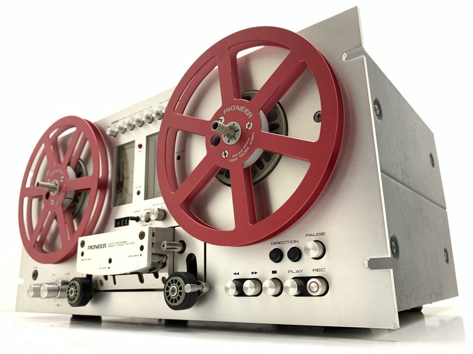 PIONEER RT 707 Open Reel 4 Track 7" Tape Vintage 1977 AutoReverse WORK Good Look