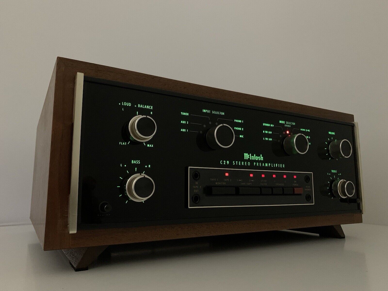 McINTOSH C 29 Stereo Pre Amplifier Vintage 1982 High End WORK Perfect Good Look