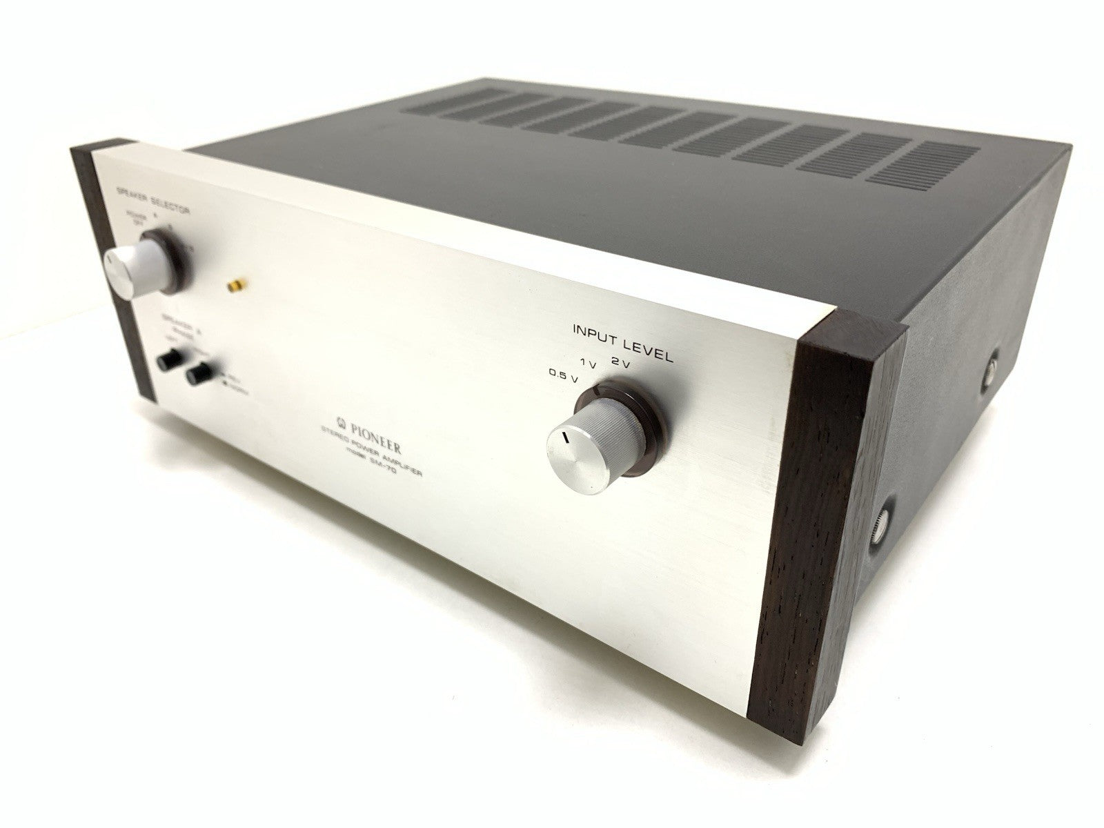 PIONEER SM-70 SM700 Stereo Power Amplifier 20+20W RMS Vintage 1969 WORK GoodLook