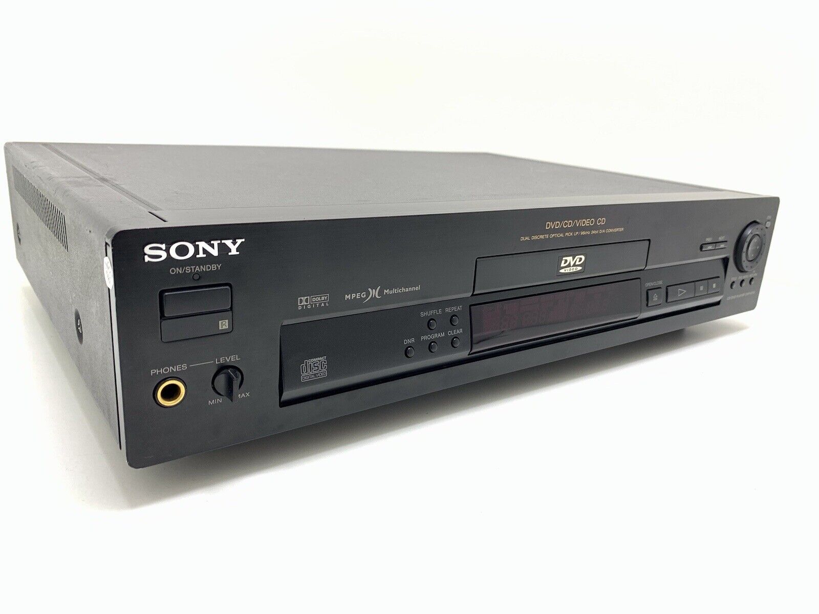 SONY DVP-S715 DVD VÍDEO CD Compact Disc + Remote VINTAGE 1998 WORK Good Look