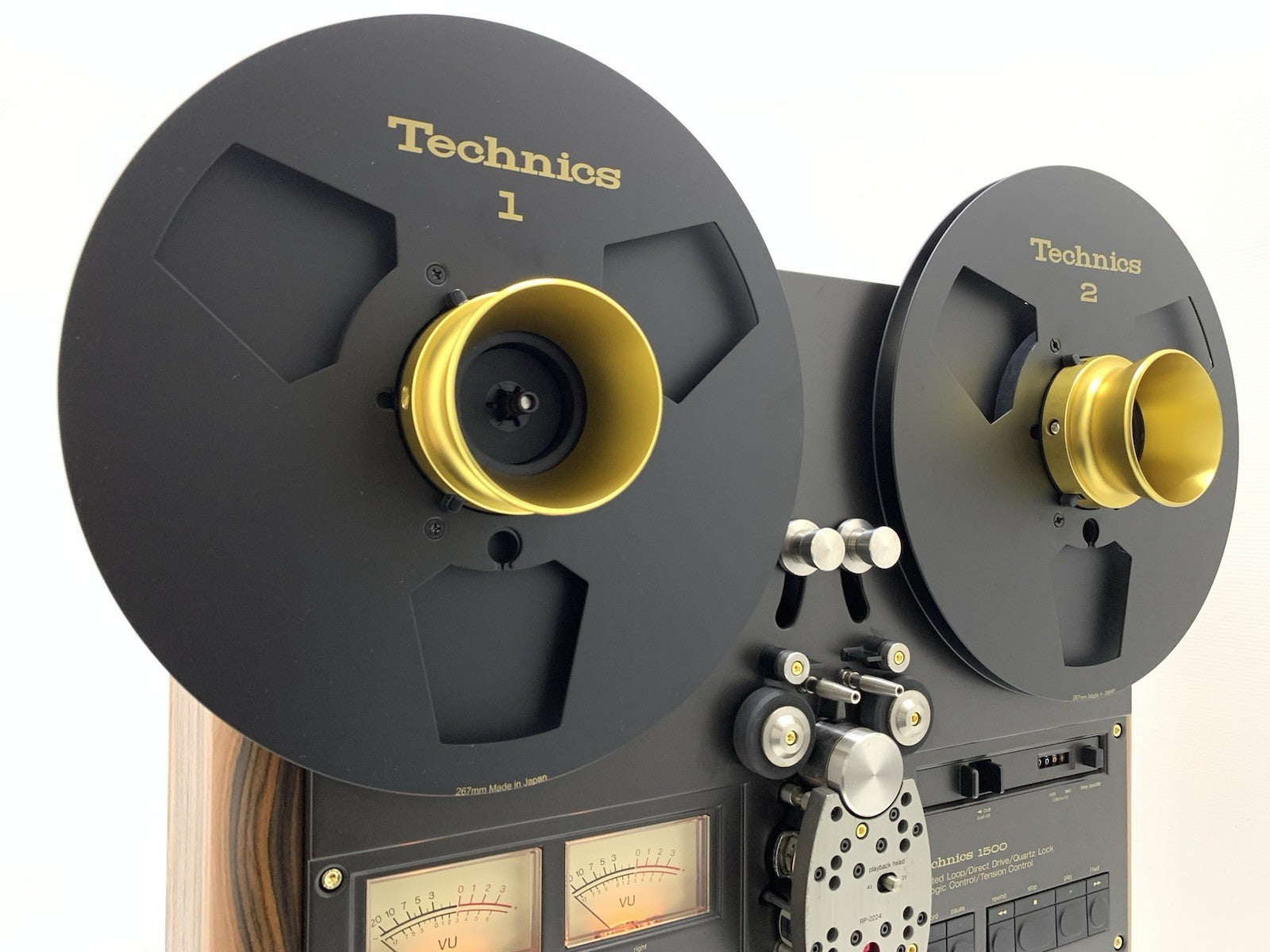 TECHNICS RS 1500U Limited Edition 24K Gold Rosewood Reel to Reel Exclusive TAPE